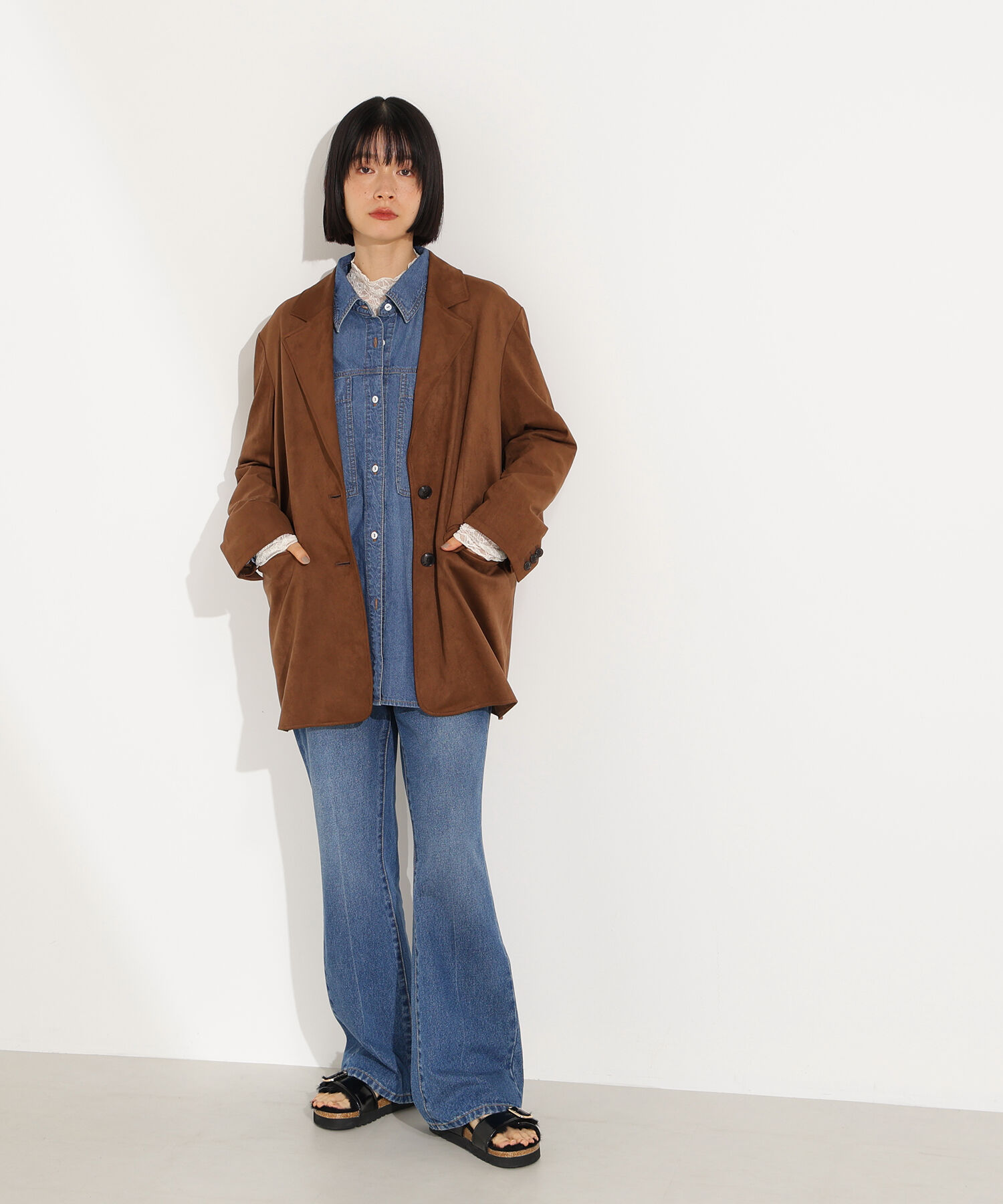  「デニムオーバーシャツ」|シャツ・ブラウス|