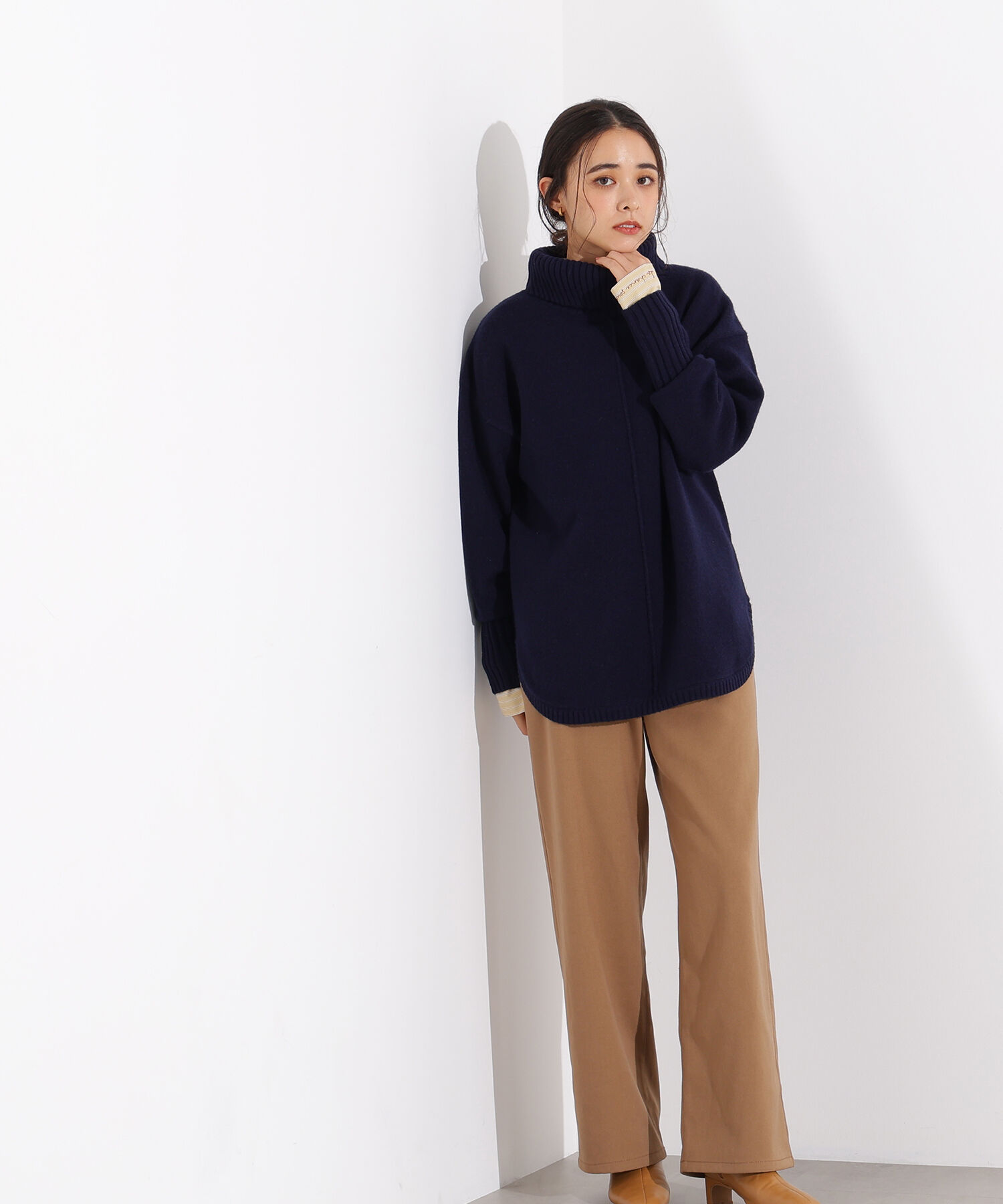  「タートルネックオーバーニット」|ニット・セーター|