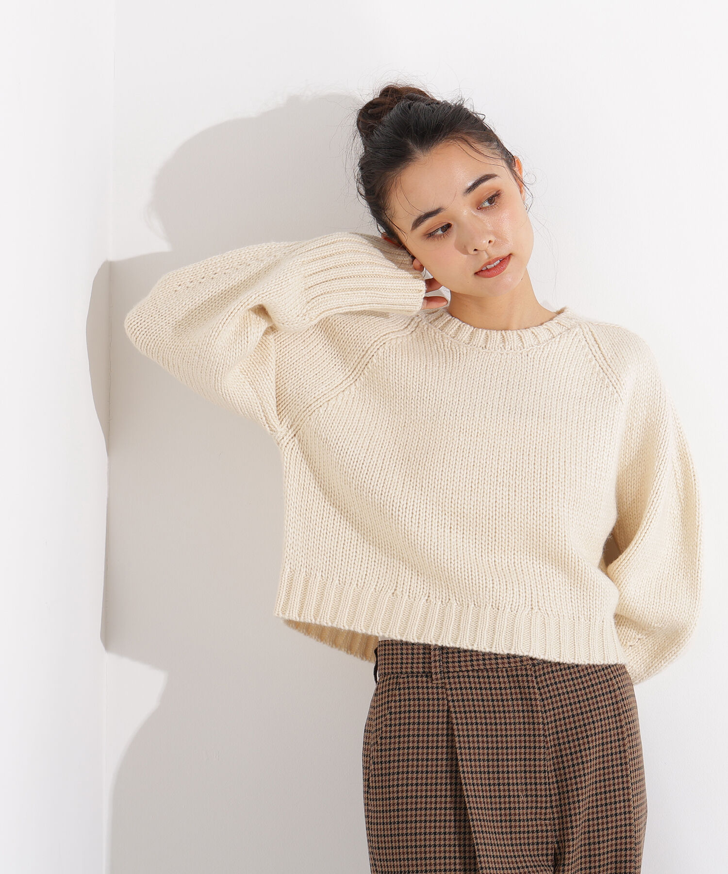  「ミドルゲージフォルムニット」|ニット・セーター|