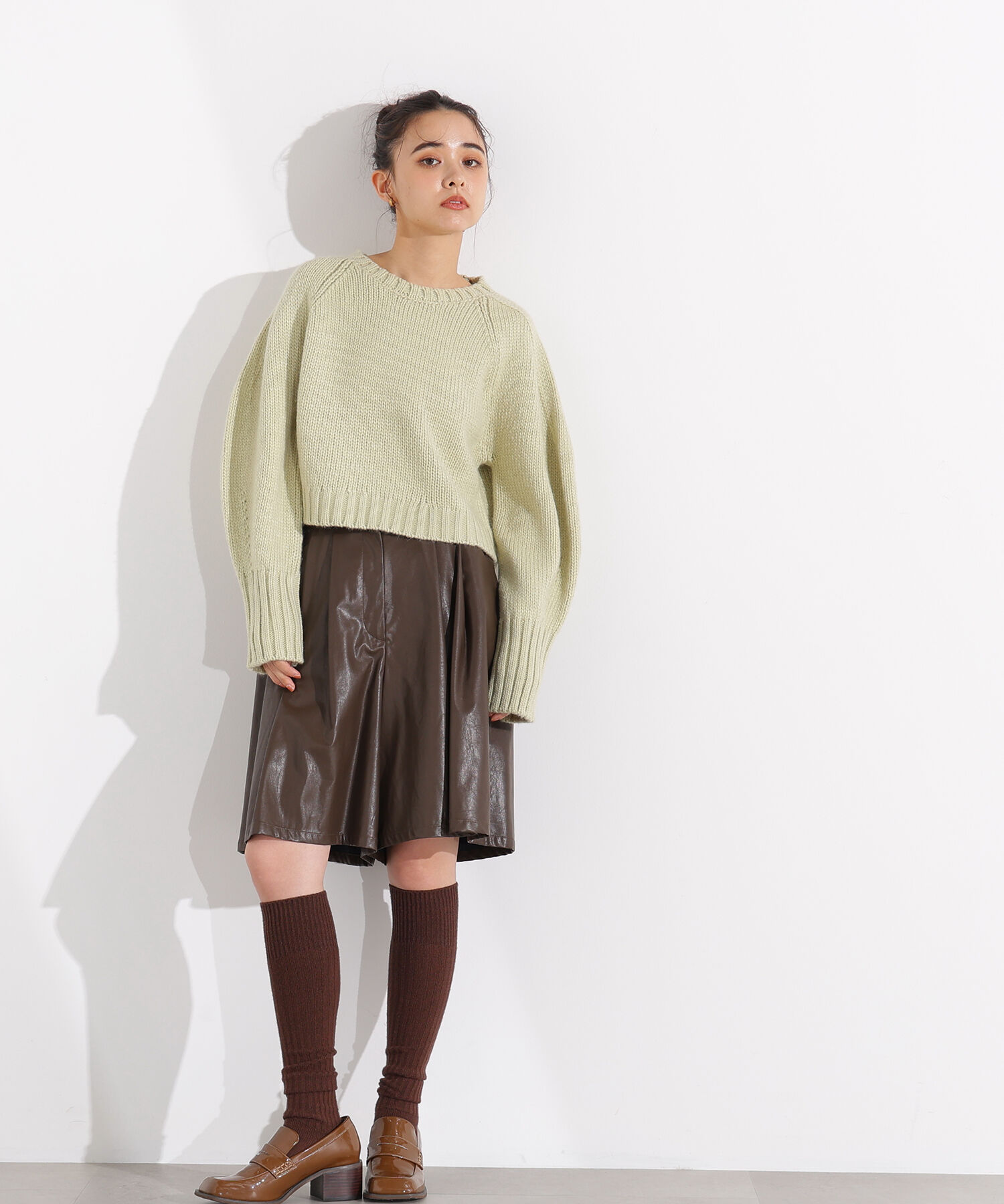  「ミドルゲージフォルムニット」|ニット・セーター|