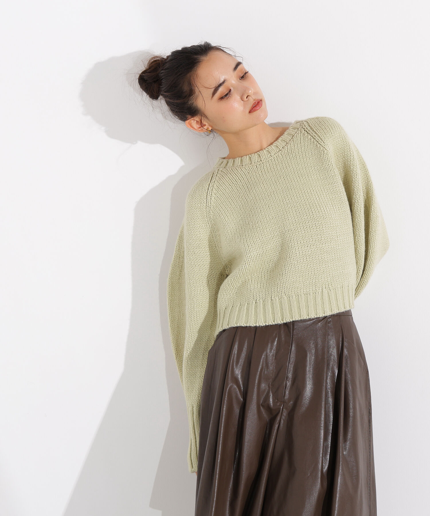  「ミドルゲージフォルムニット」|ニット・セーター|