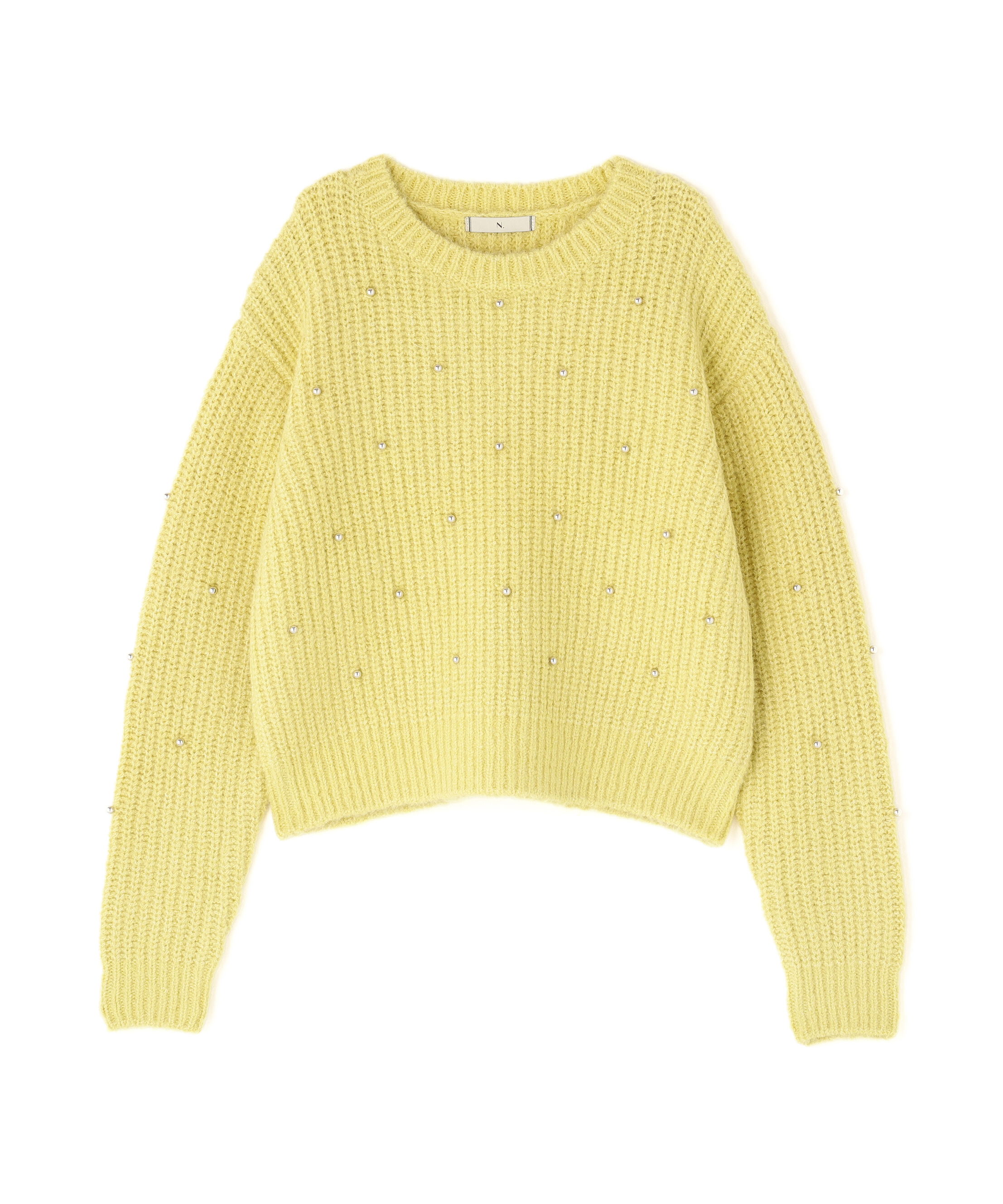  「スタッズ畦ニット」|ニット・セーター|