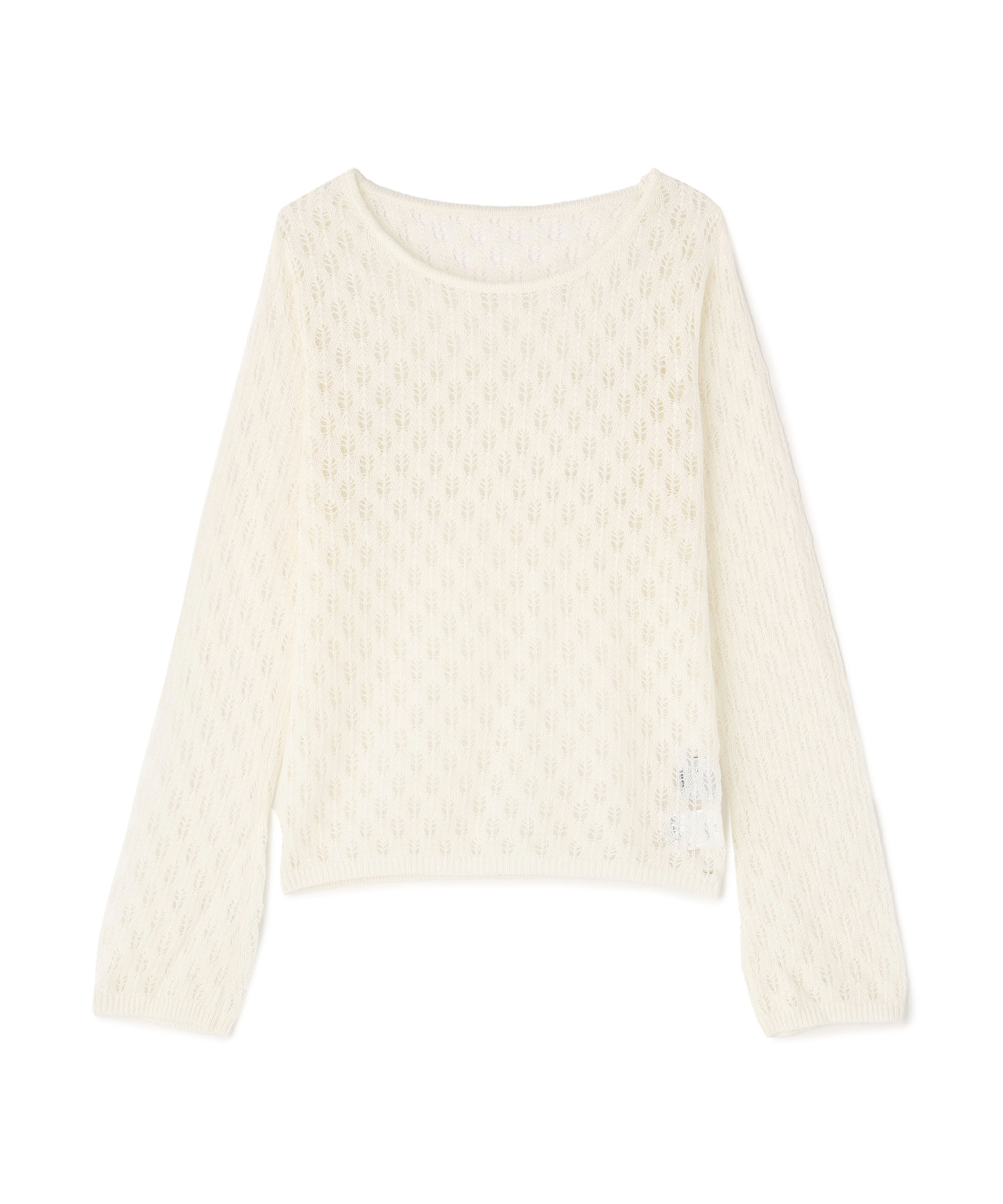  「レースニットプルオーバー」|ニット・セーター|