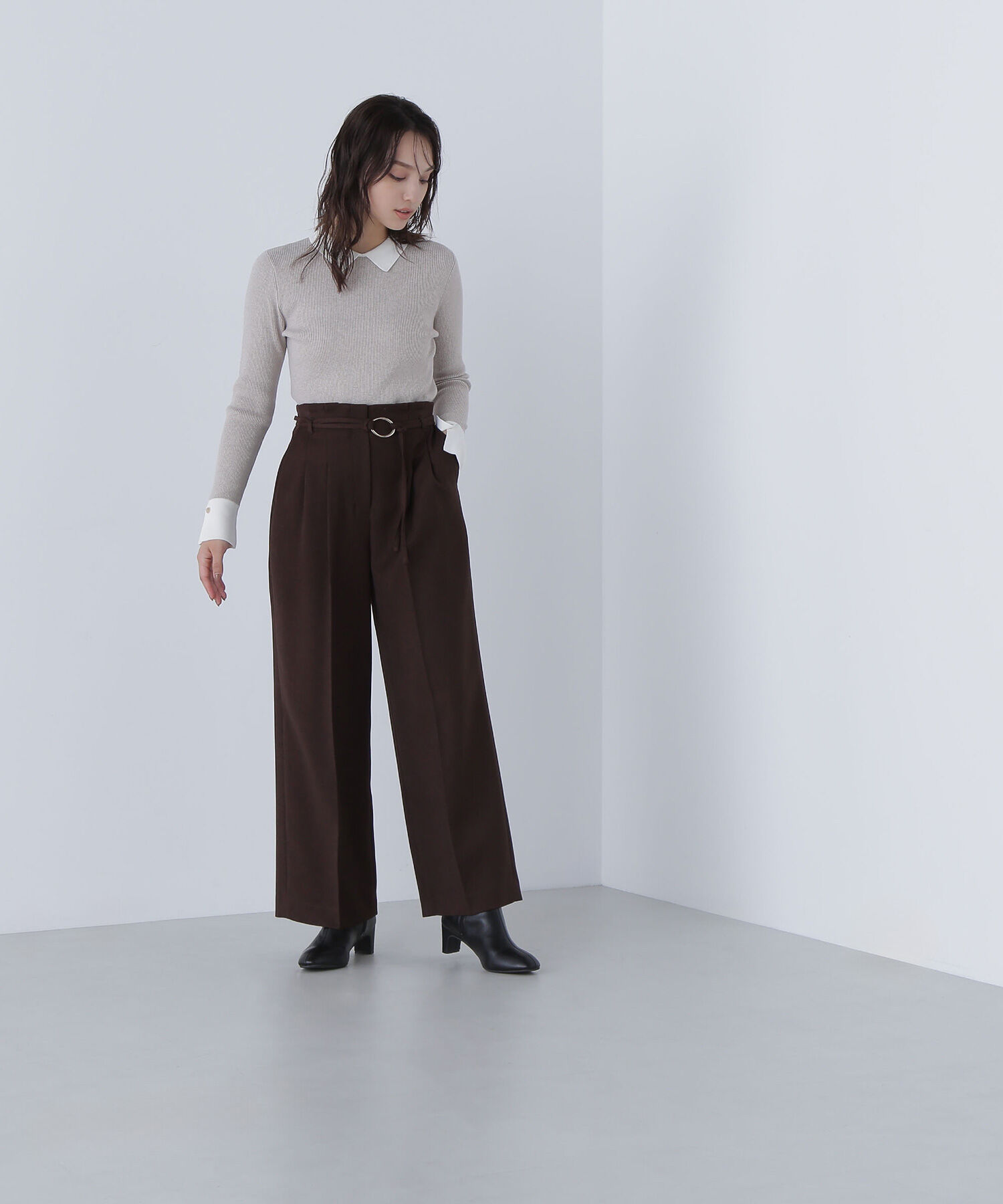  「ダブルベルトワイドパンツII」|その他|