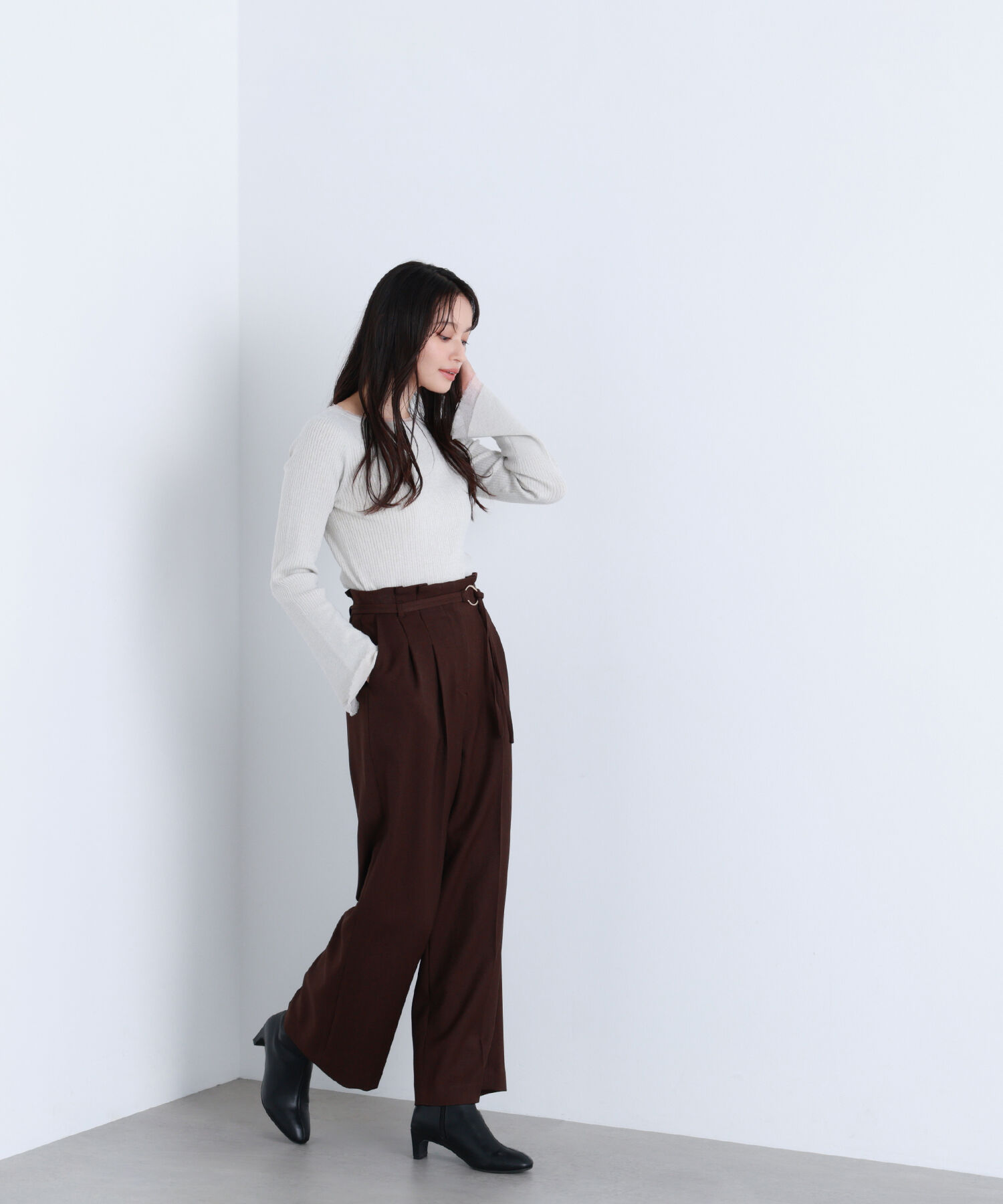  「ダブルベルトワイドパンツII」|その他|