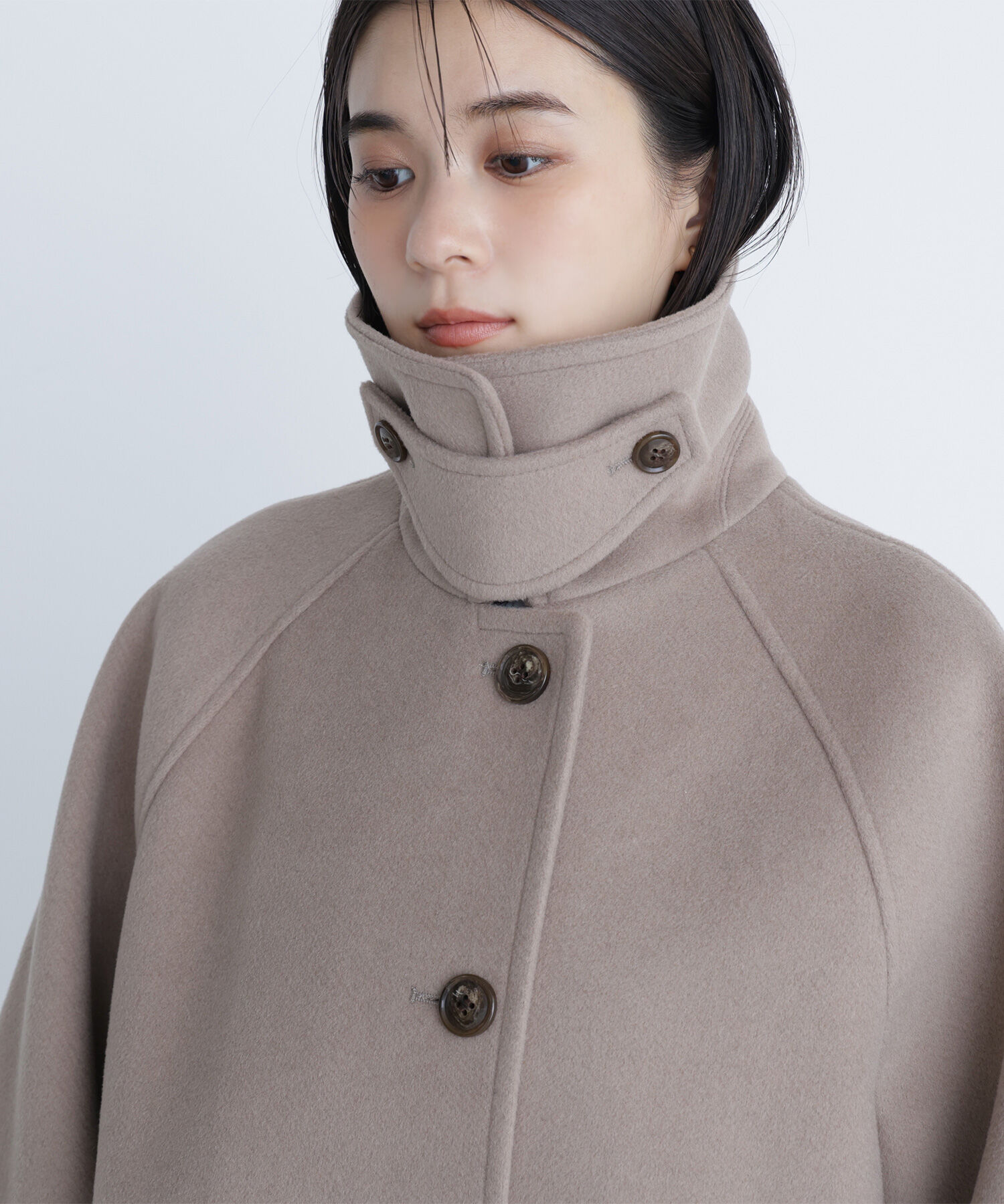  「ステンカラーハーフコート」|ブルゾン・スタジャン|