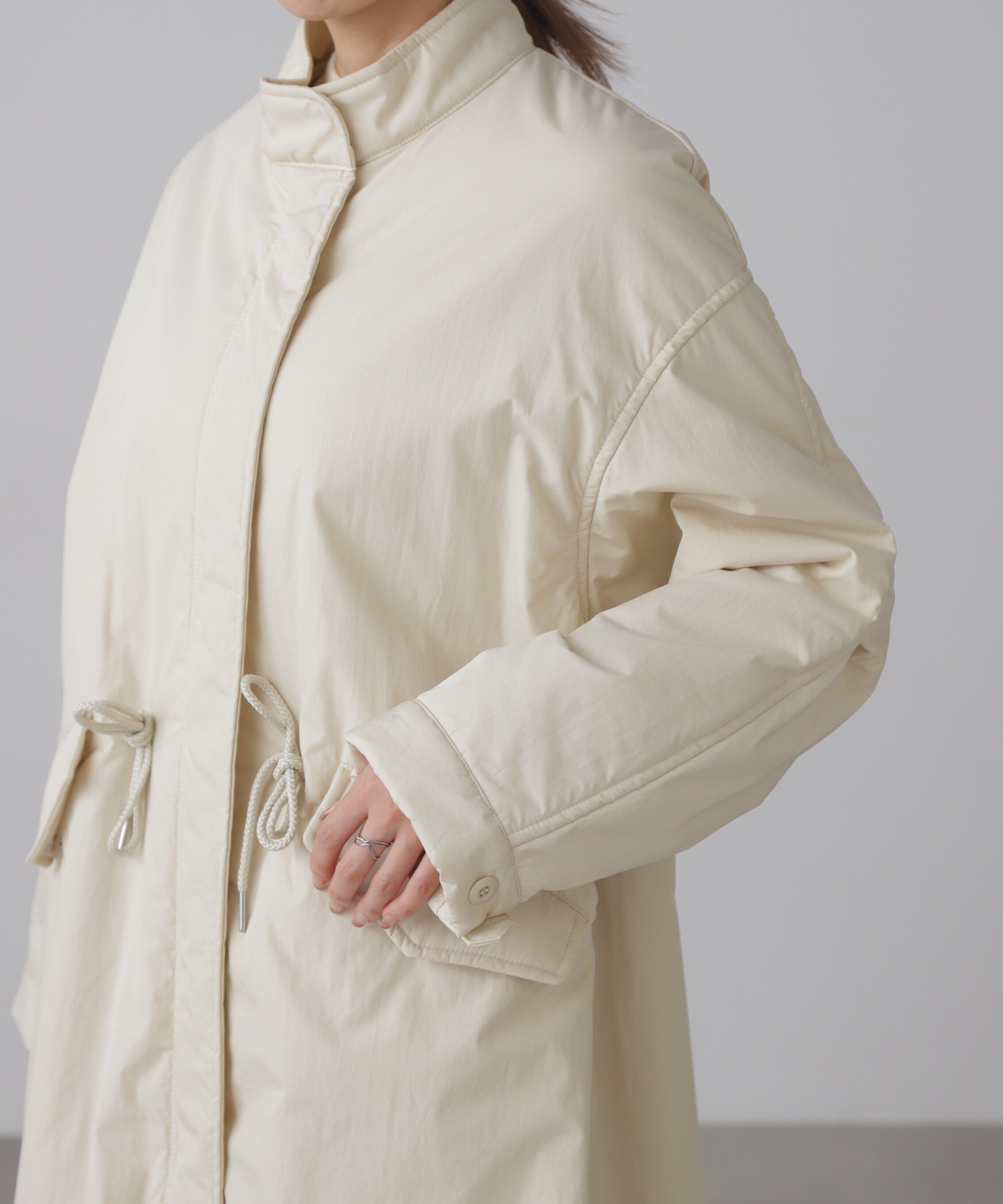  「中綿ロングミリタリーコート」|その他|