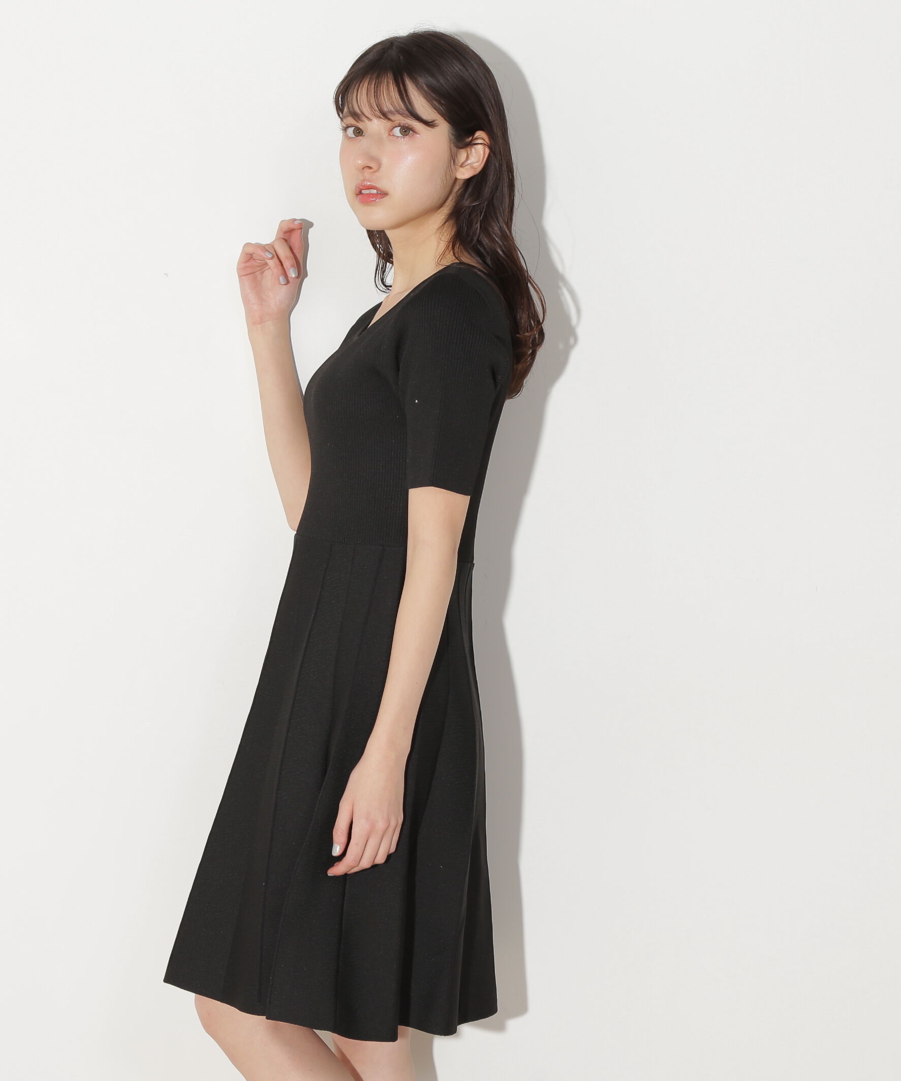  「リボンヤーンミニワンピースセットアップ」|ワンピース|