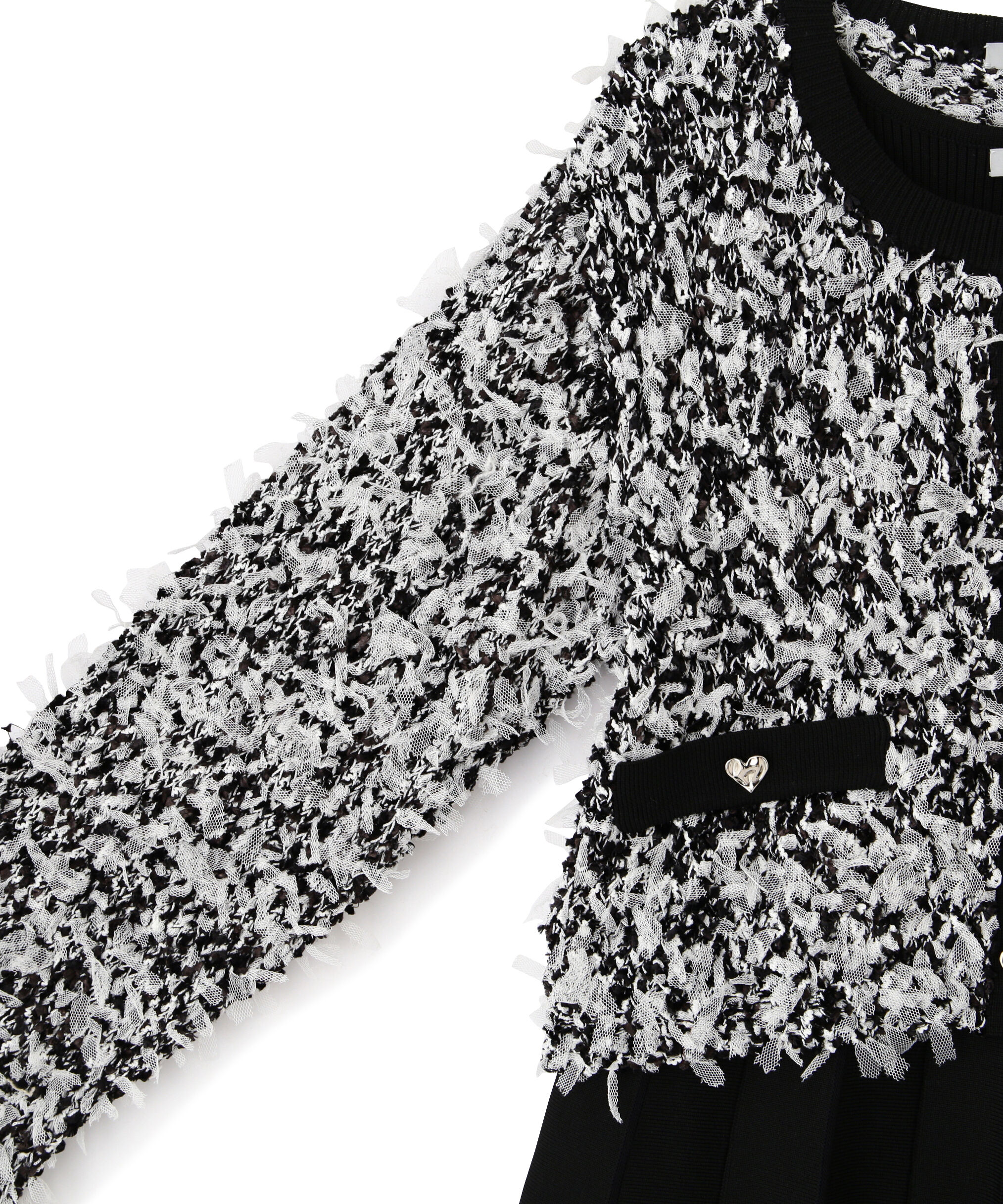  「リボンヤーンミニワンピースセットアップ」|ワンピース|