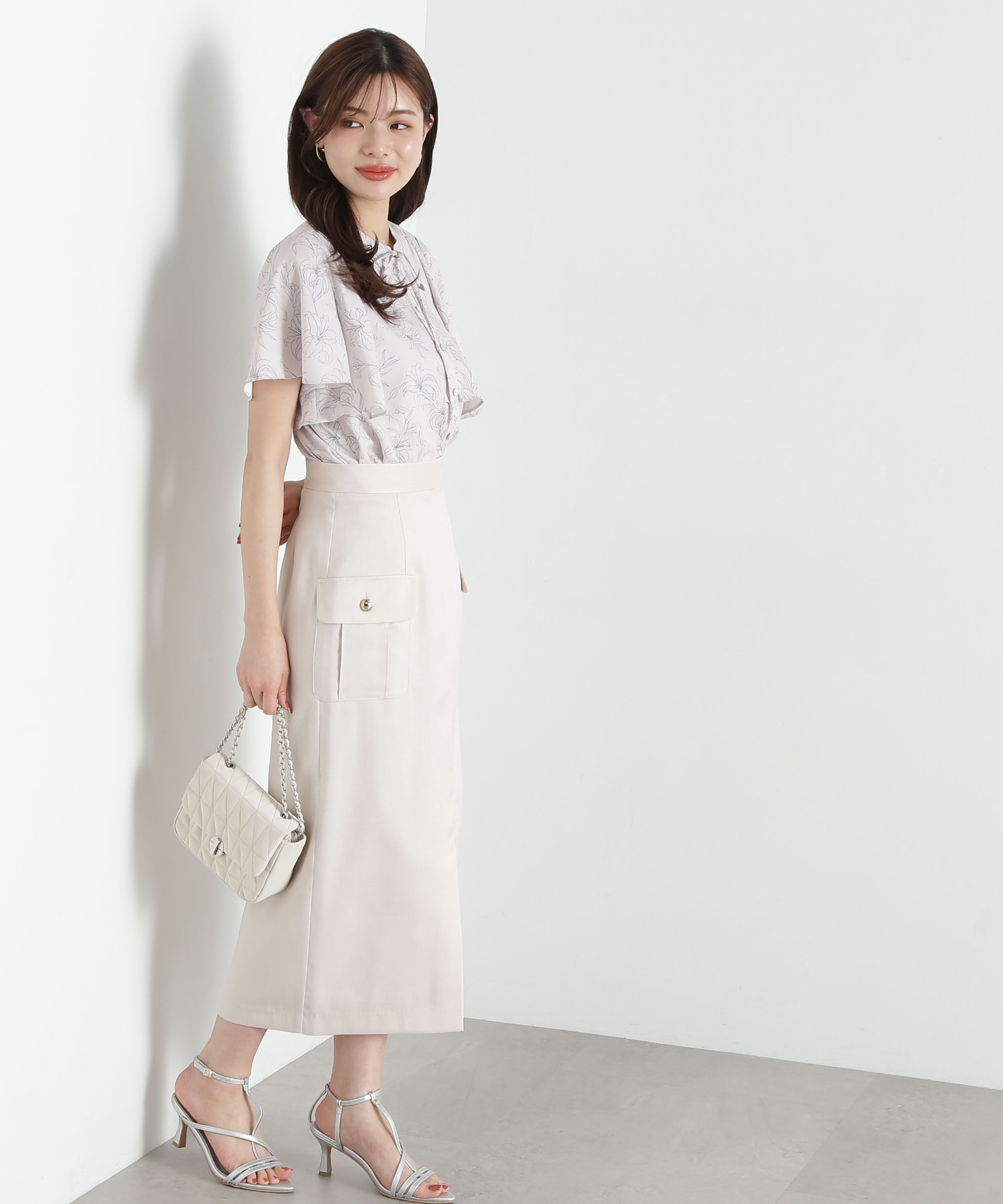 PROPORTION BODY DRESSING「半袖レイヤードブラウス」|シャツ・ブラウス|