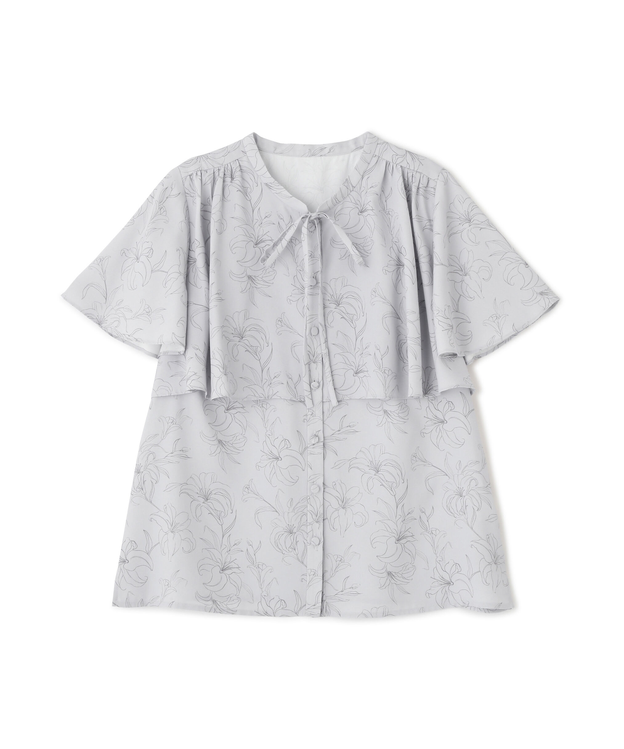 PROPORTION BODY DRESSING「半袖レイヤードブラウス」|シャツ・ブラウス|