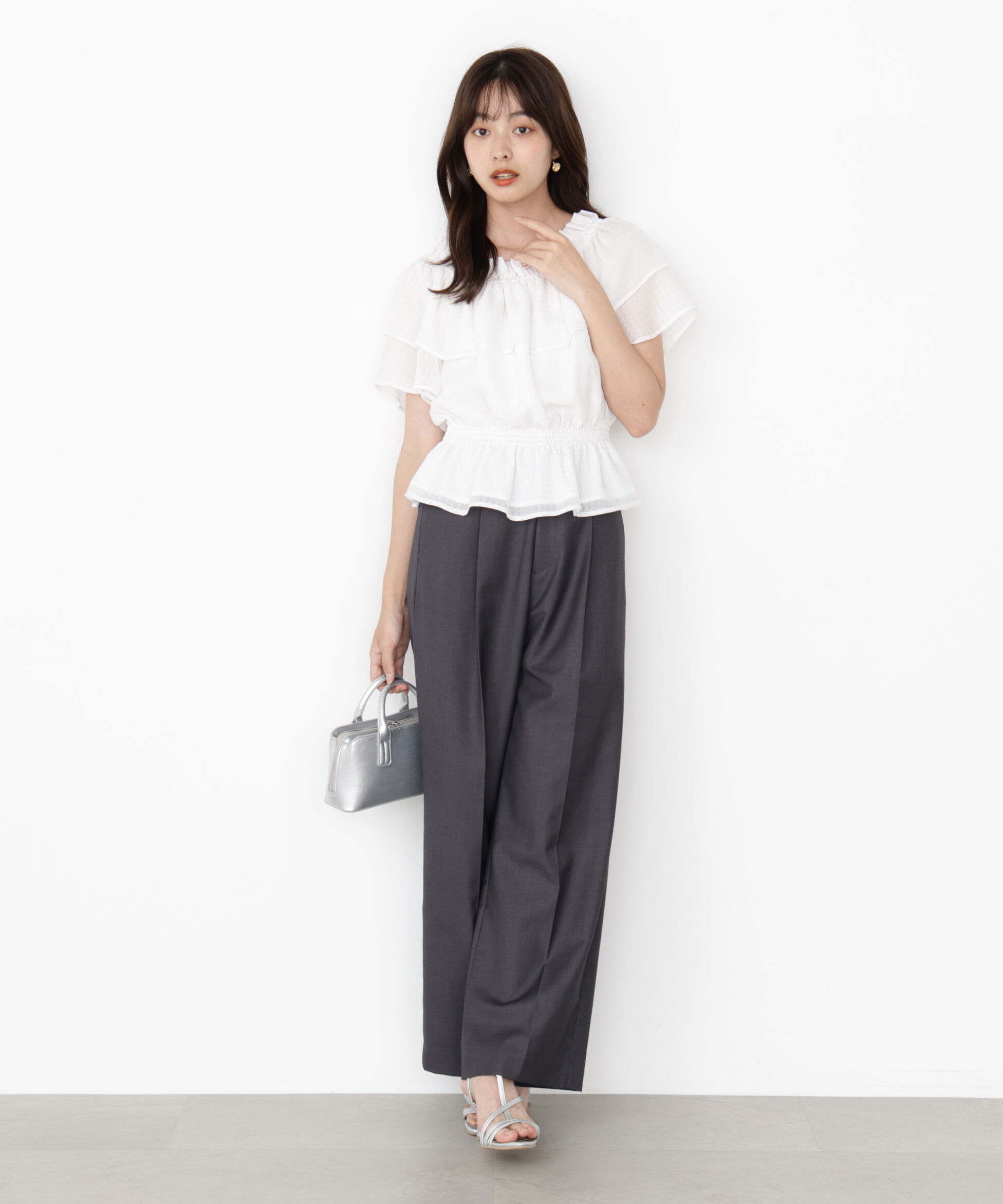 PROPORTION BODY DRESSING「＜ウォッシャブル＞イージーワイドパンツ」|その他|