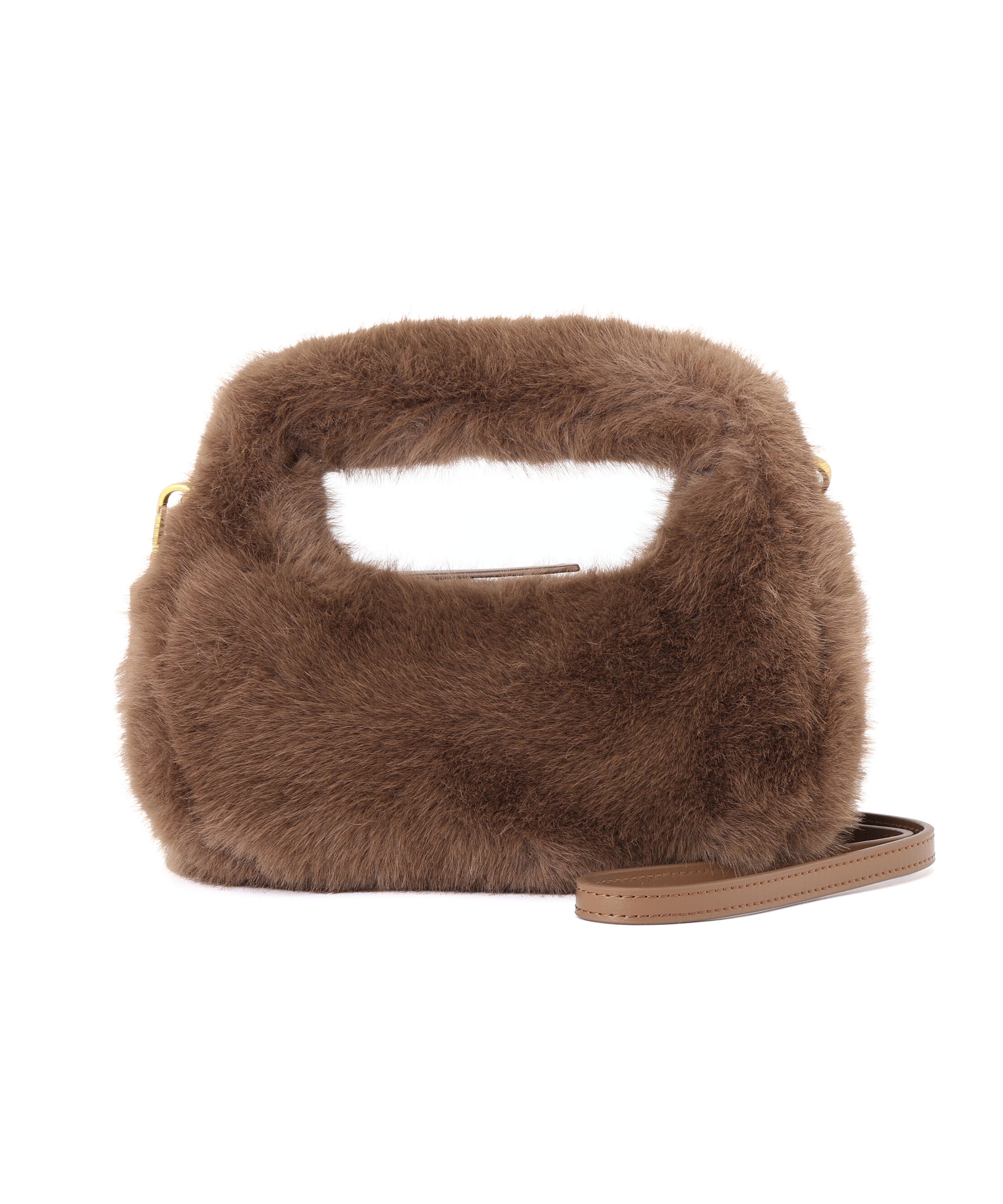 PROPORTION BODY DRESSING「フェイクファーハンドルミニバッグ」|その他|ブラウン