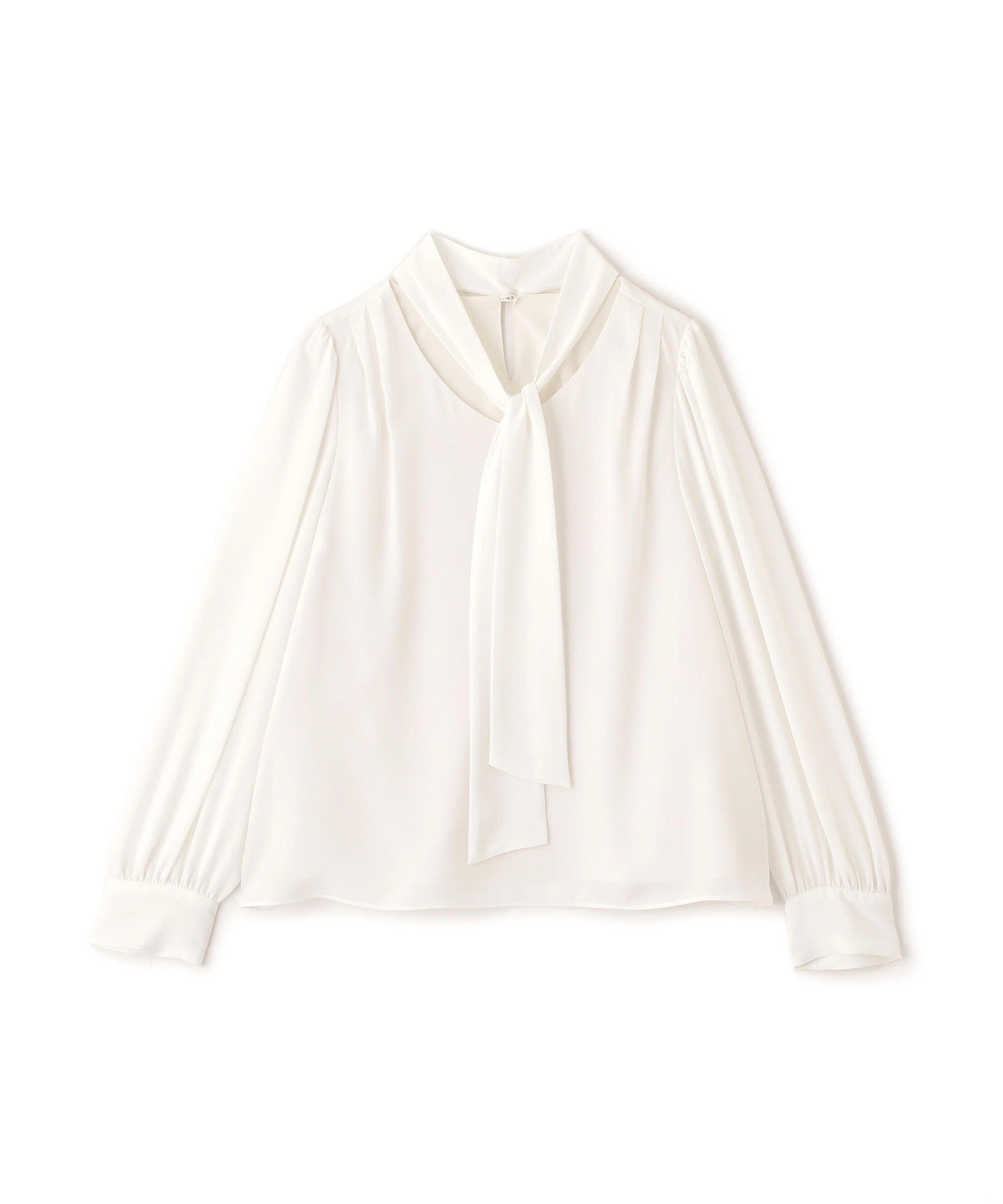 PROPORTION BODY DRESSING「＜ウォッシャブル＞2wayリボンタック付きブラウス」|シャツ・ブラウス|