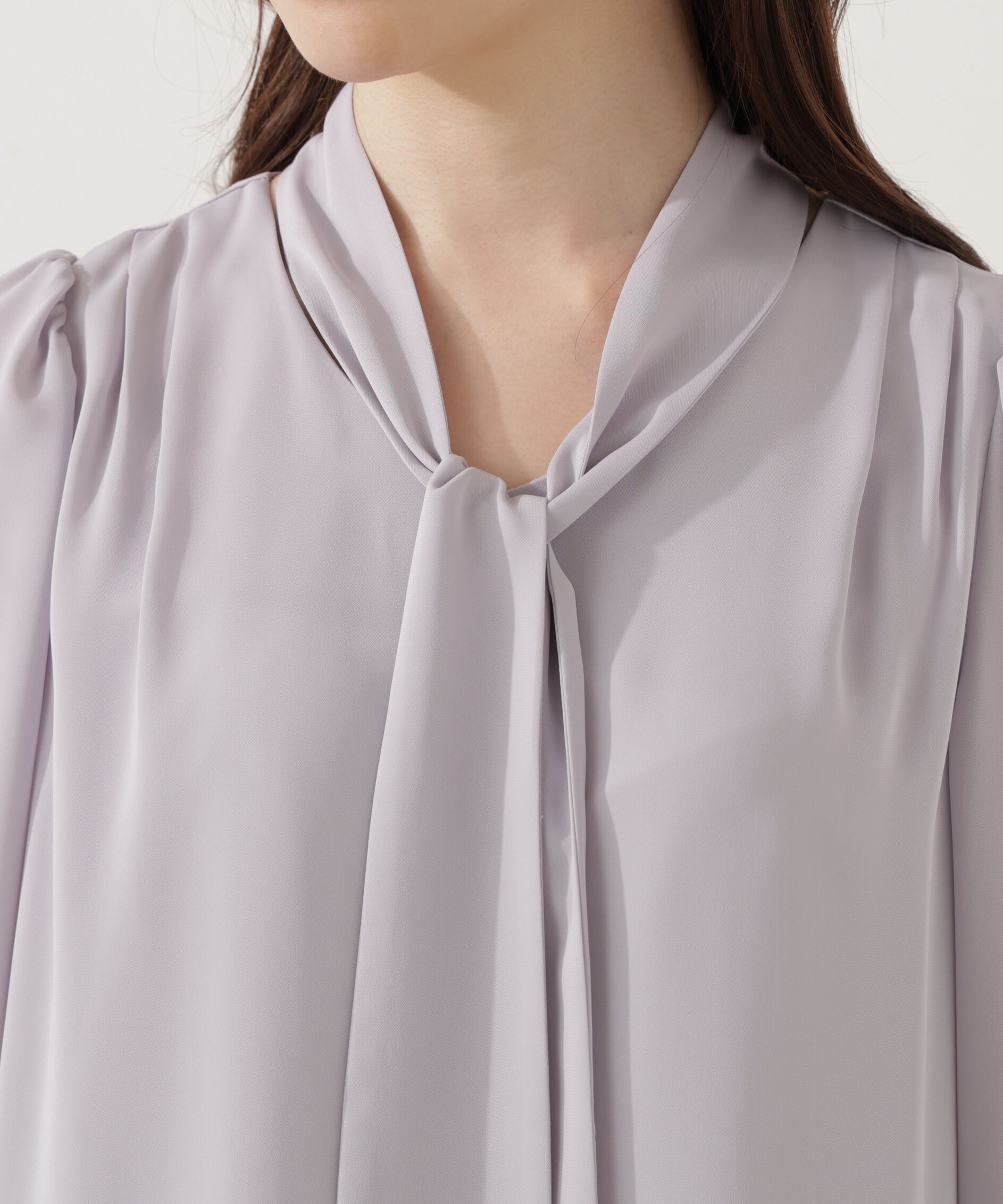 PROPORTION BODY DRESSING「＜ウォッシャブル＞2wayリボンタック付きブラウス」|シャツ・ブラウス|