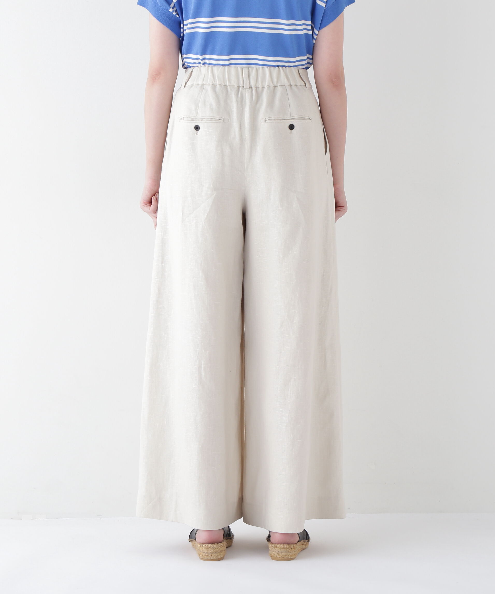  「◆リネンタック入りバギーパンツ」|その他|