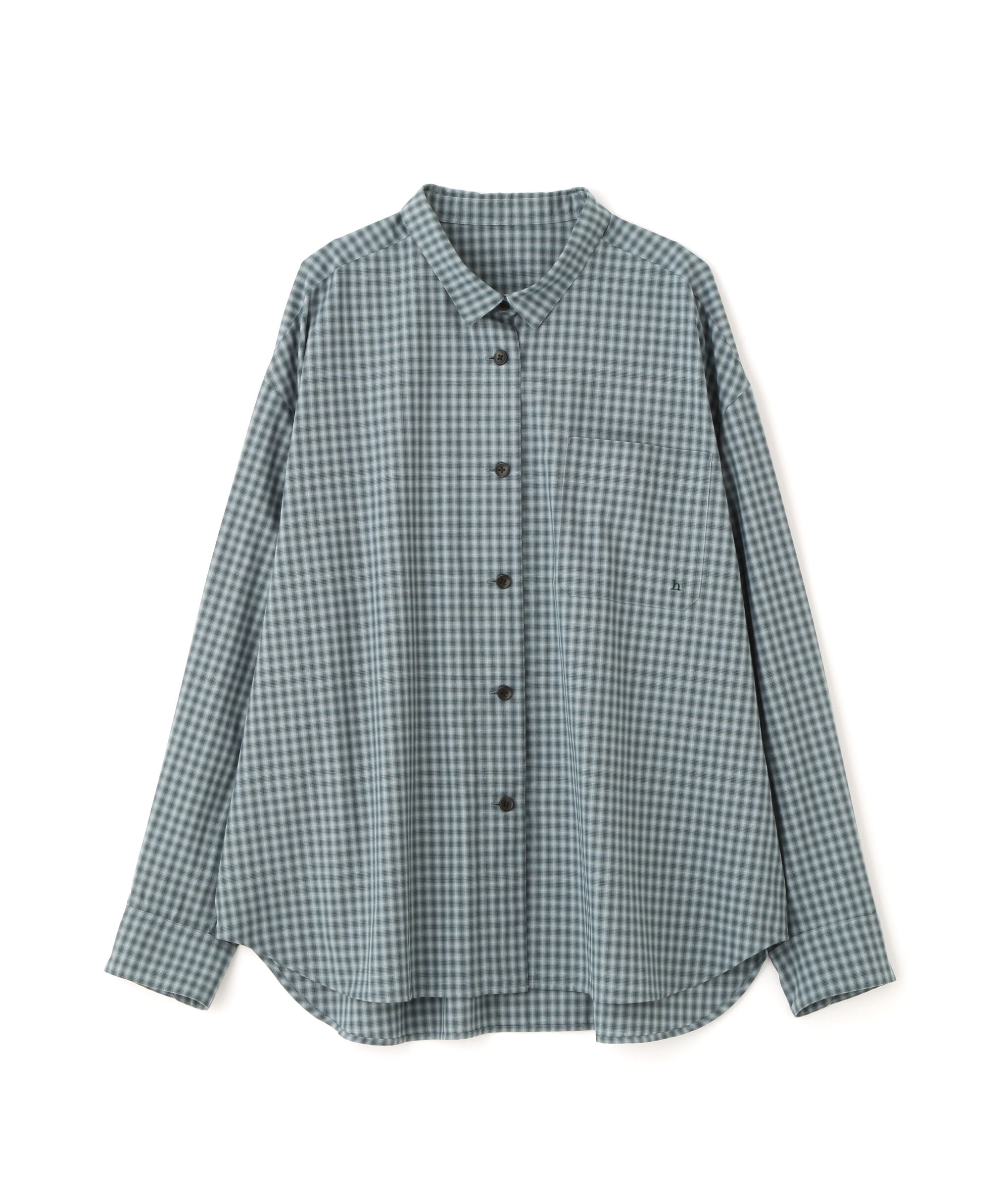  「◆オンブレーチェックオーバーシャツ」|シャツ・ブラウス|