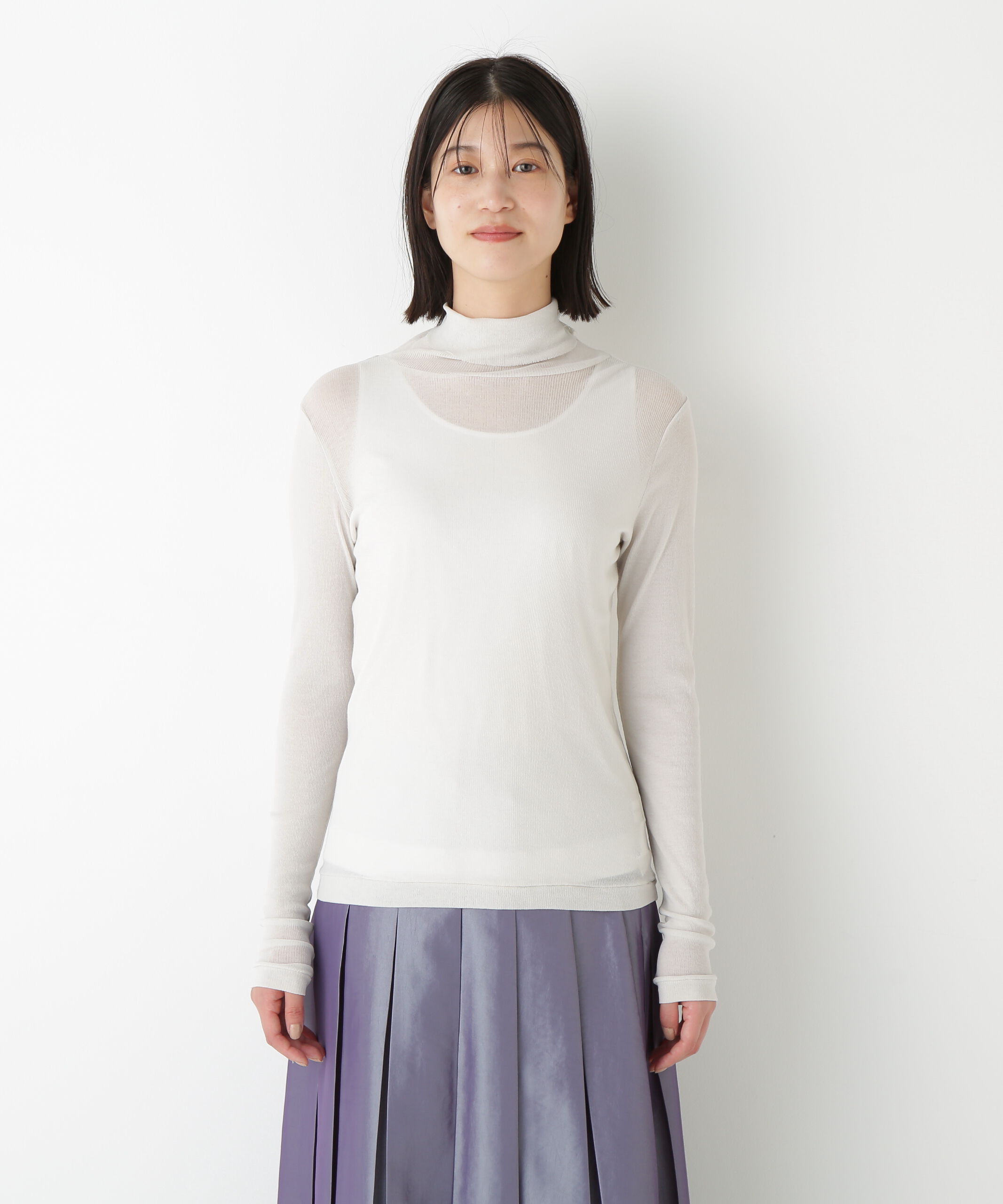  「◆シアータートルプルオーバー」|Tシャツ・カットソー|