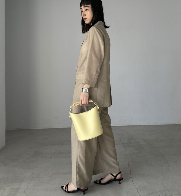 Doux archives「リネンライクシアージャケット」|テーラードジャケット|