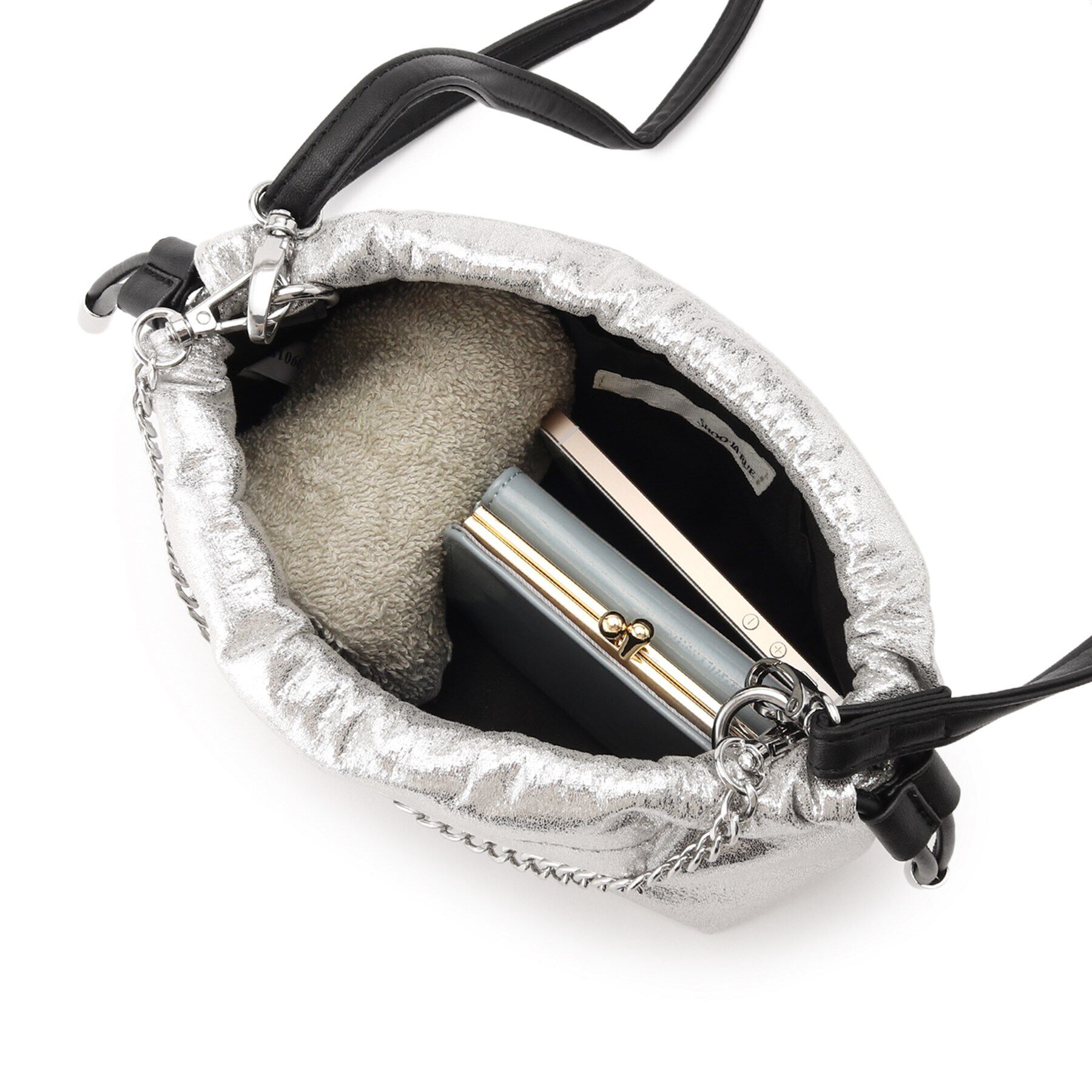 SHOO･LA･RUE「【スパンコール／シャイニー】アソート巾着ショルダーバッグ」|ショルダー・メッセンジャー|