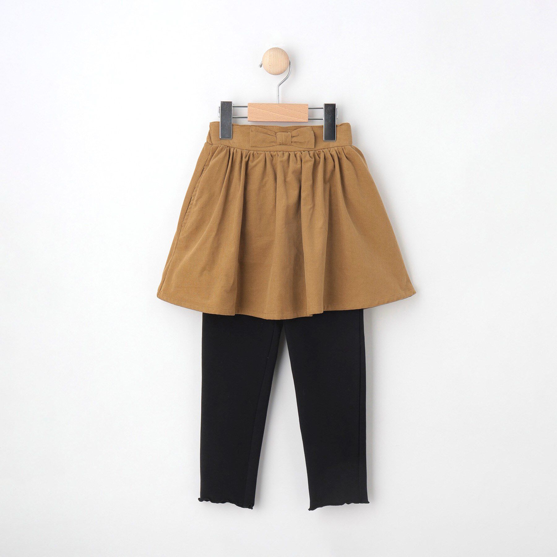 SHOO･LA･RUE「【110-140cm】コーデュロイスカッツ」|スカート|