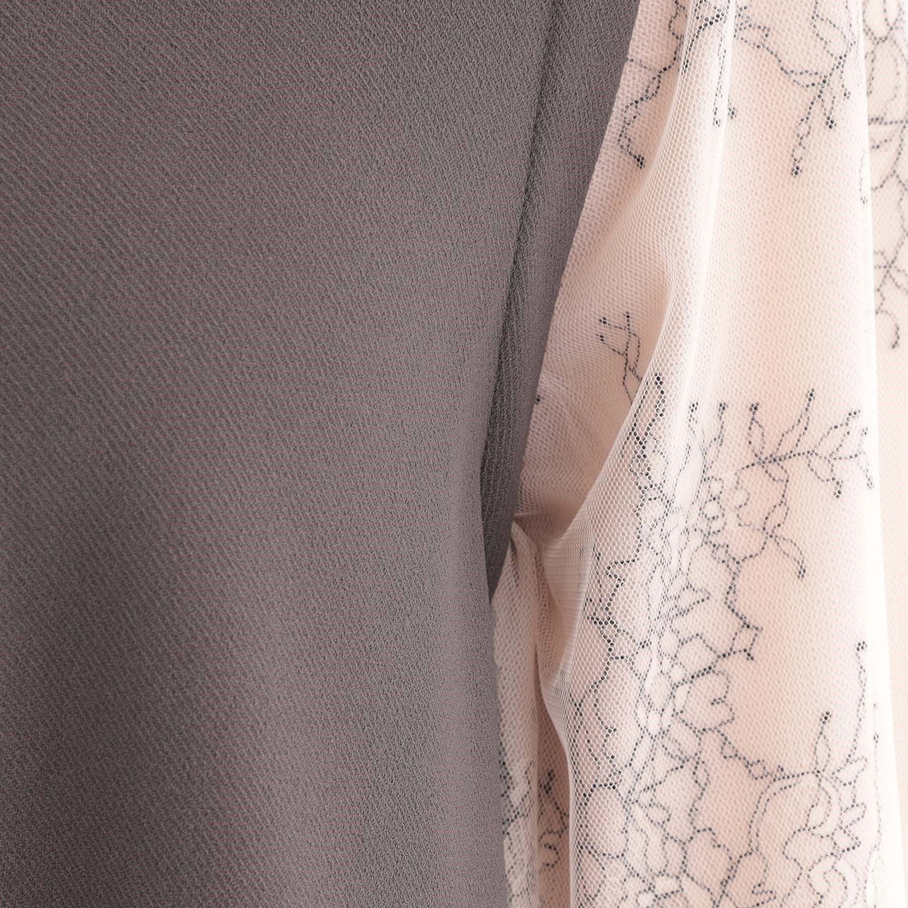 SHOO･LA･RUE「1枚で上品に決まる お袖レース切り替え7分袖ワンピース」|ワンピース|