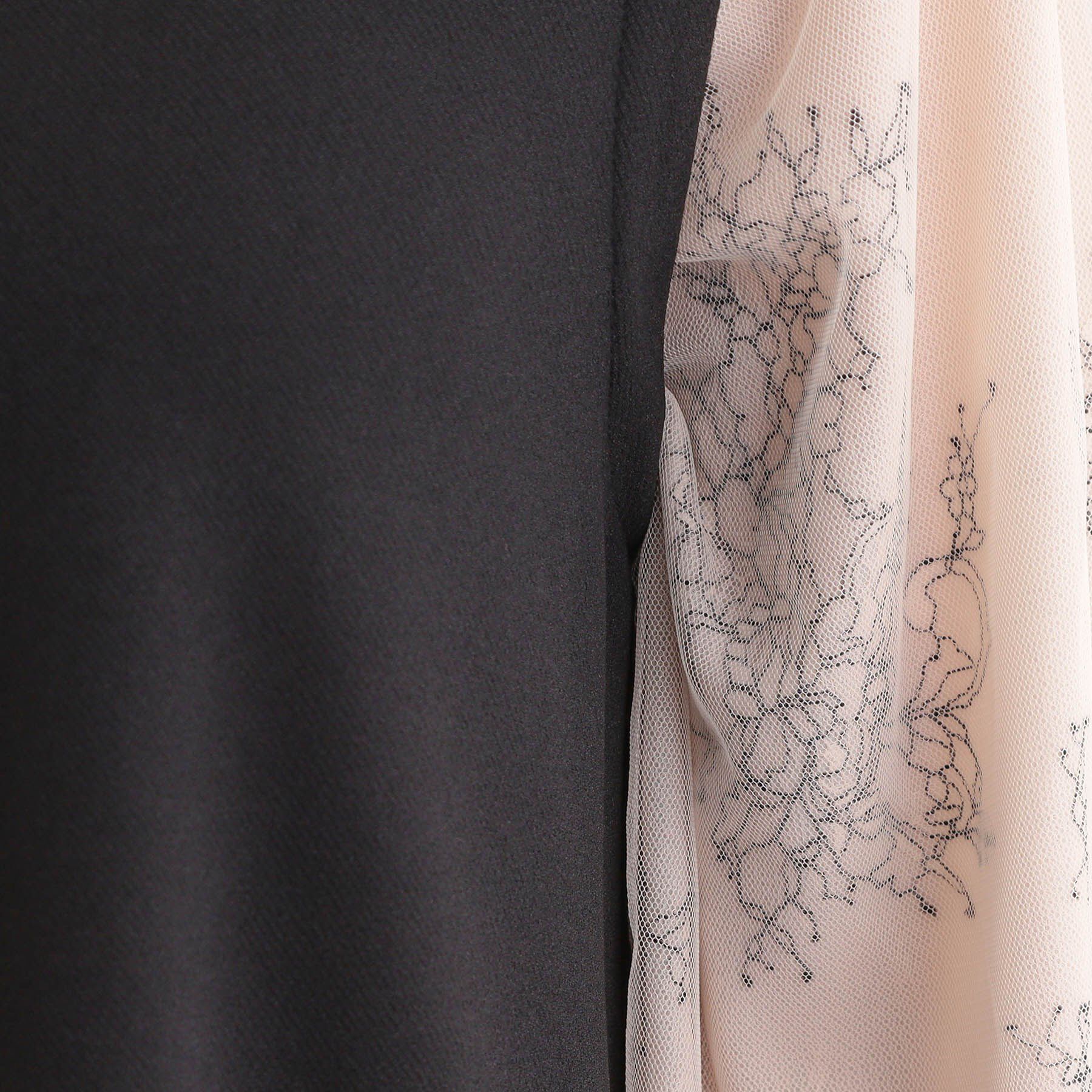 SHOO･LA･RUE「1枚で上品に決まる お袖レース切り替え7分袖ワンピース」|ワンピース|