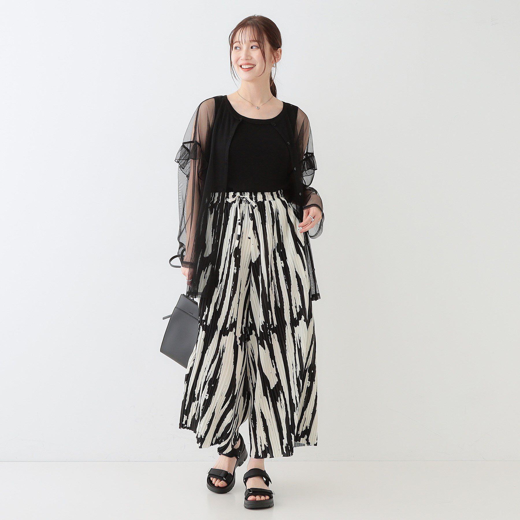 SHOO･LA･RUE「【高レビュー/S-LL】大人ヘルシーなスタイルに ラメタンクトップ」|キャミソール|