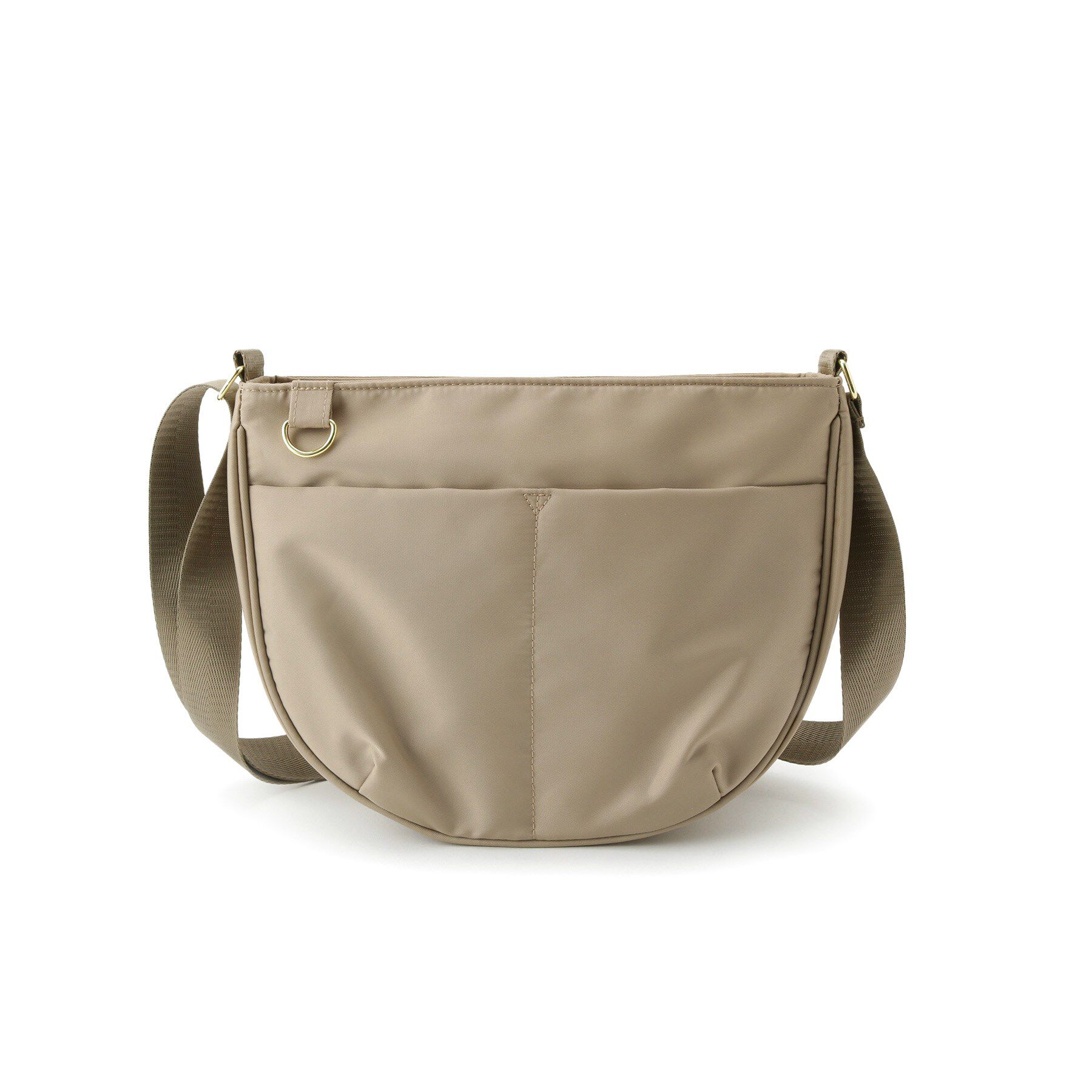 SHOO･LA･RUE「【撥水】フロントポケットハーフムーンショルダーバッグ」|ショルダー・メッセンジャー|