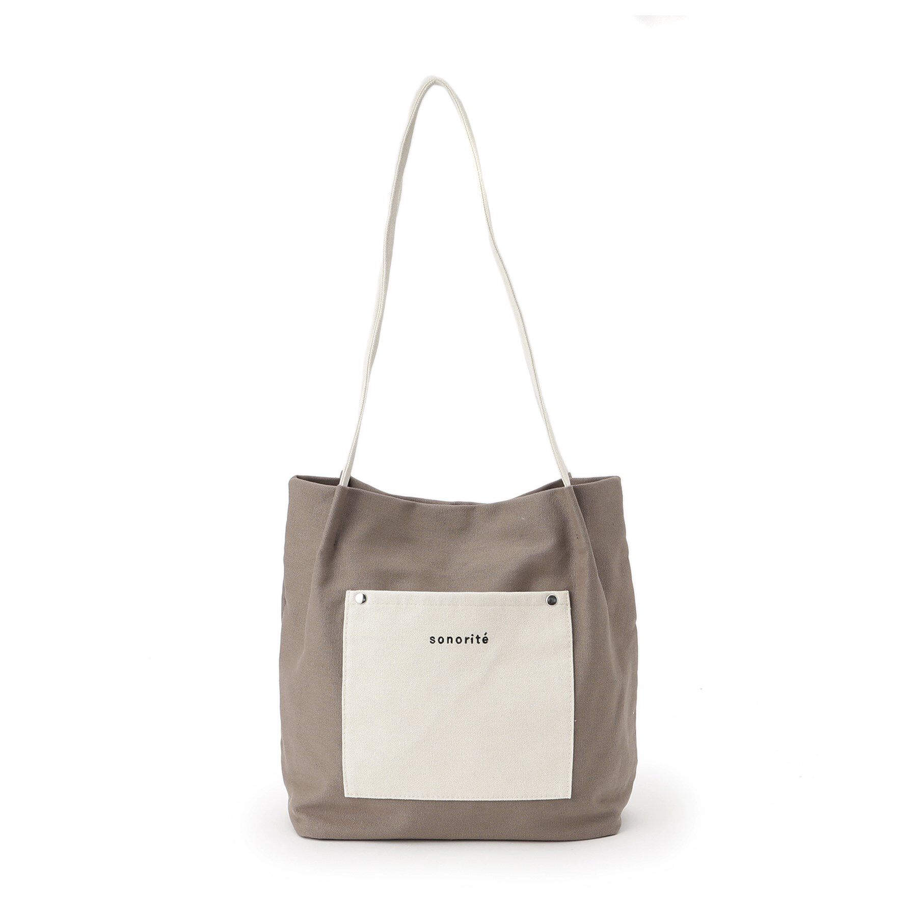 SHOO･LA･RUE「シンプルだから使いやすい つまみハンドル帆布トートバッグ」|トートバッグ|