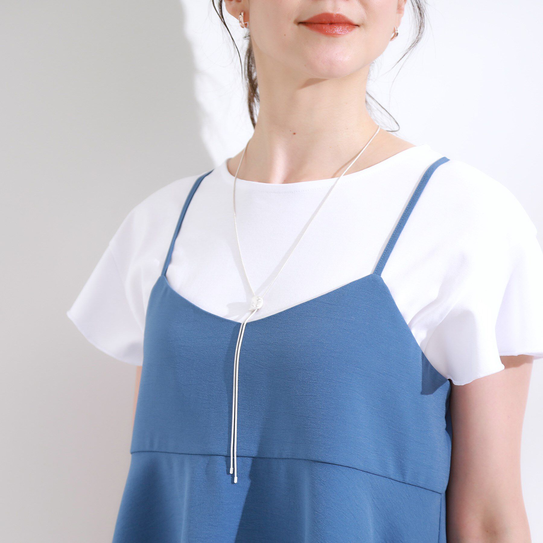 SHOO･LA･RUE「つやなしオープンメタルネックレス」|ネックレス|