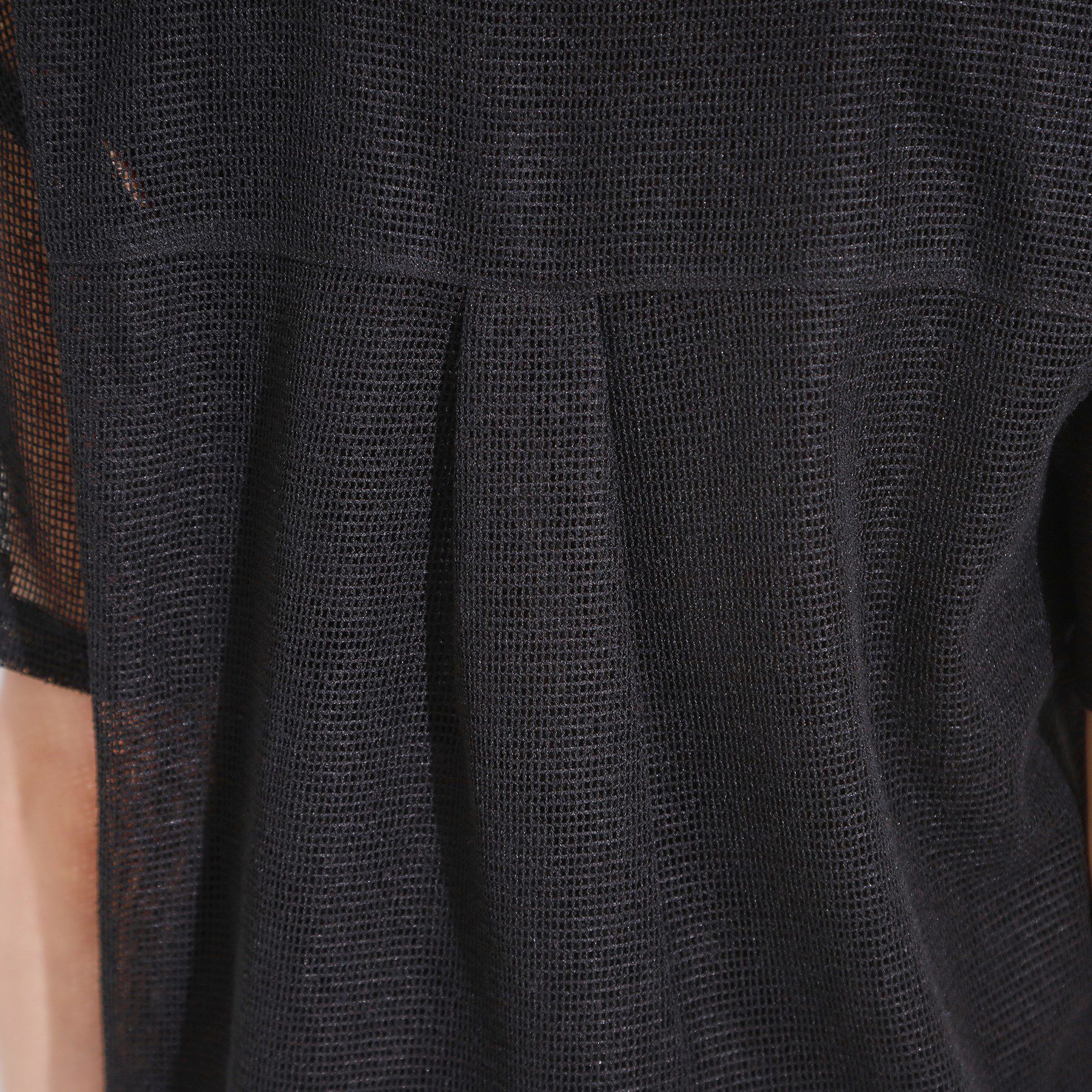 SHOO･LA･RUE「【S-LL】メッシュ素材で大人ヘルシー ポケット付きデザイントップス」|Tシャツ・カットソー|