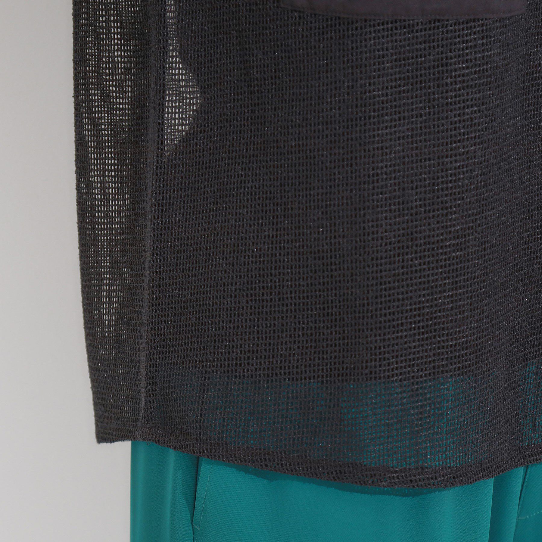 SHOO･LA･RUE「【S-LL】メッシュ素材で大人ヘルシー ポケット付きデザイントップス」|Tシャツ・カットソー|