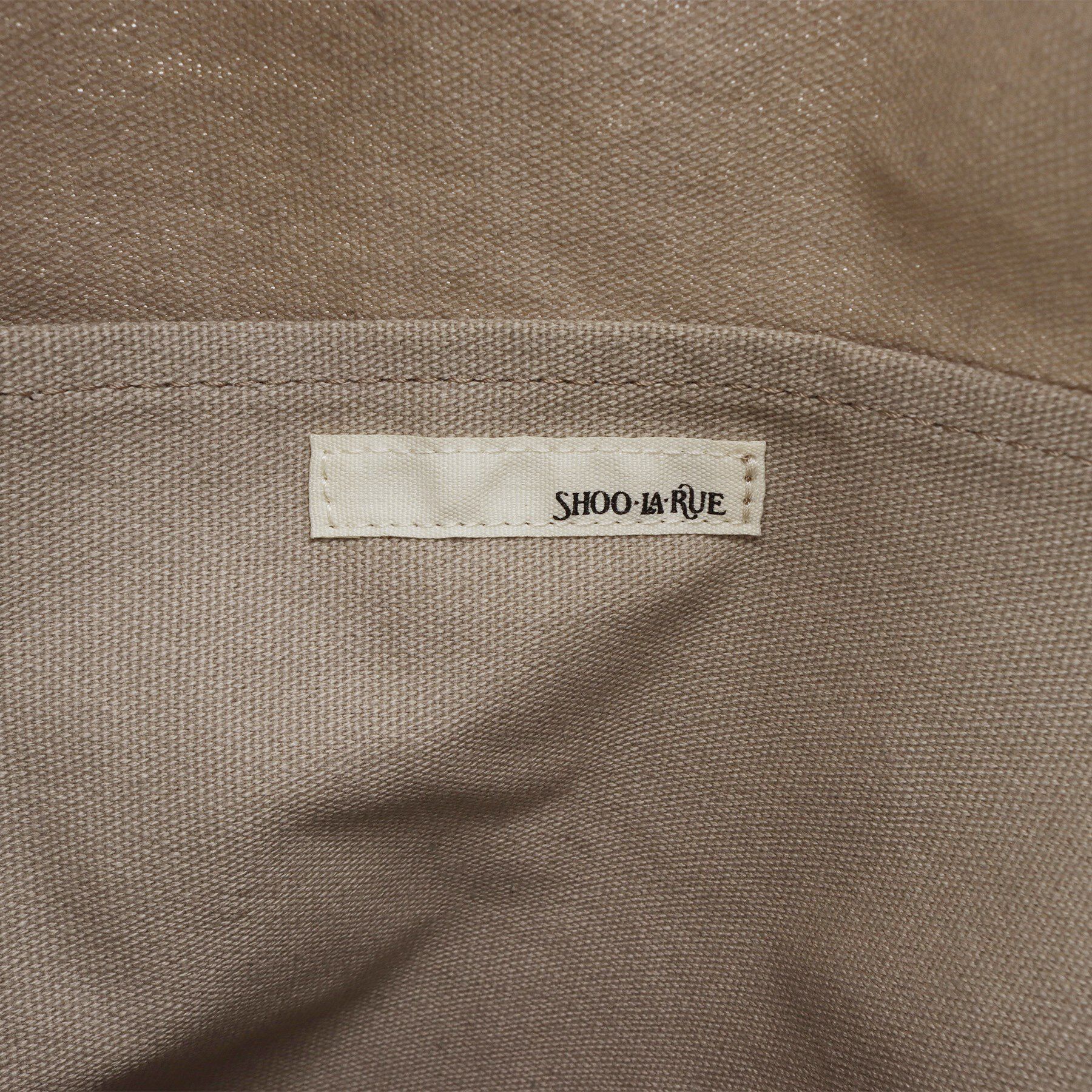 SHOO･LA･RUE「【ラッキーカラー/推し活にも】うちわも入るキャンバストートバッグ」|トートバッグ|