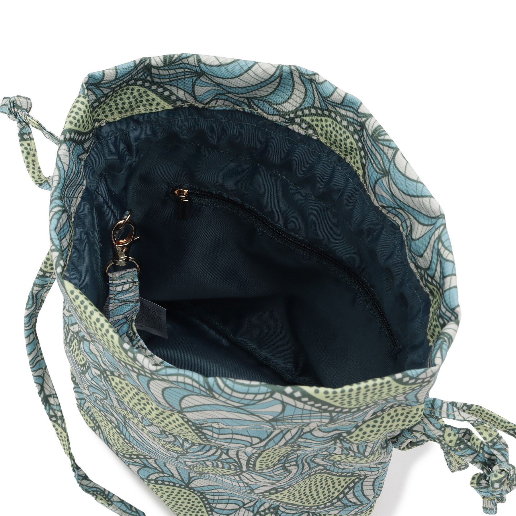 SHOO･LA･RUE「ころんとしたフォルムが魅力 ラタプリント 巾着ショルダーバッグ」|ショルダー・メッセンジャー|