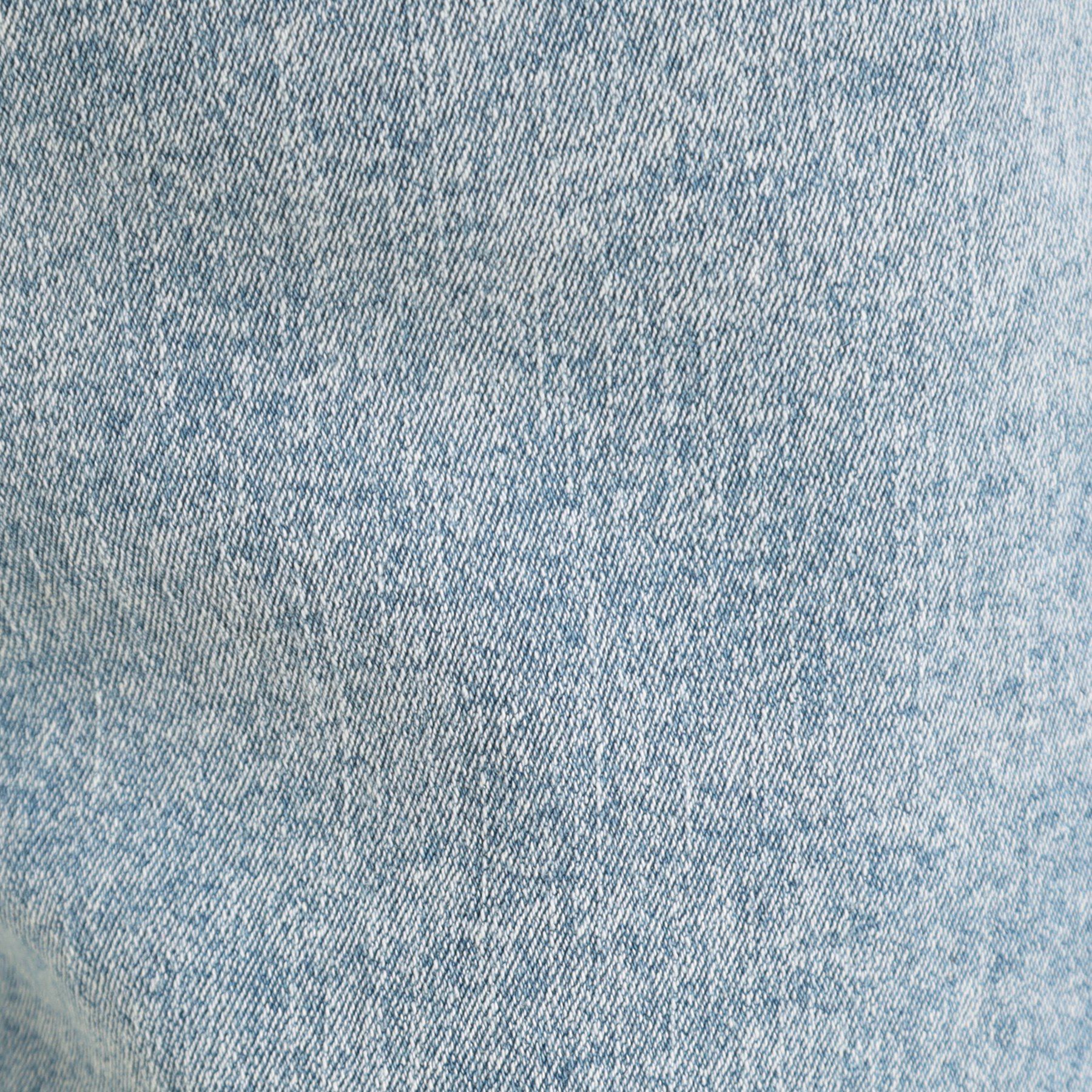 SHOO･LA･RUE「【S-LL/裏ひんやり/ストレッチ】ワイドストレートデニムパンツ」|デニム|