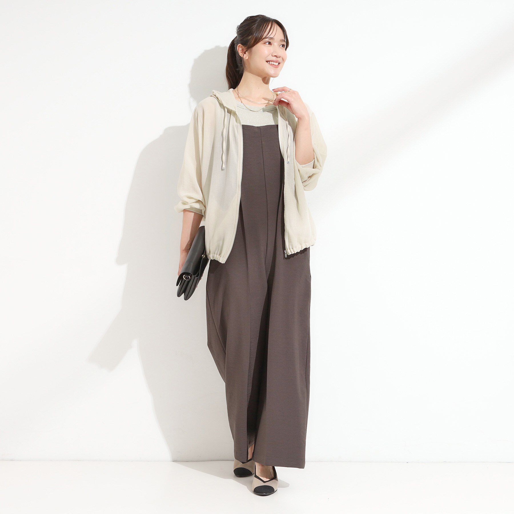 SHOO･LA･RUE「【S-LL】柔らかシアーでこなれるフーディブルゾン」|ブルゾン・スタジャン|