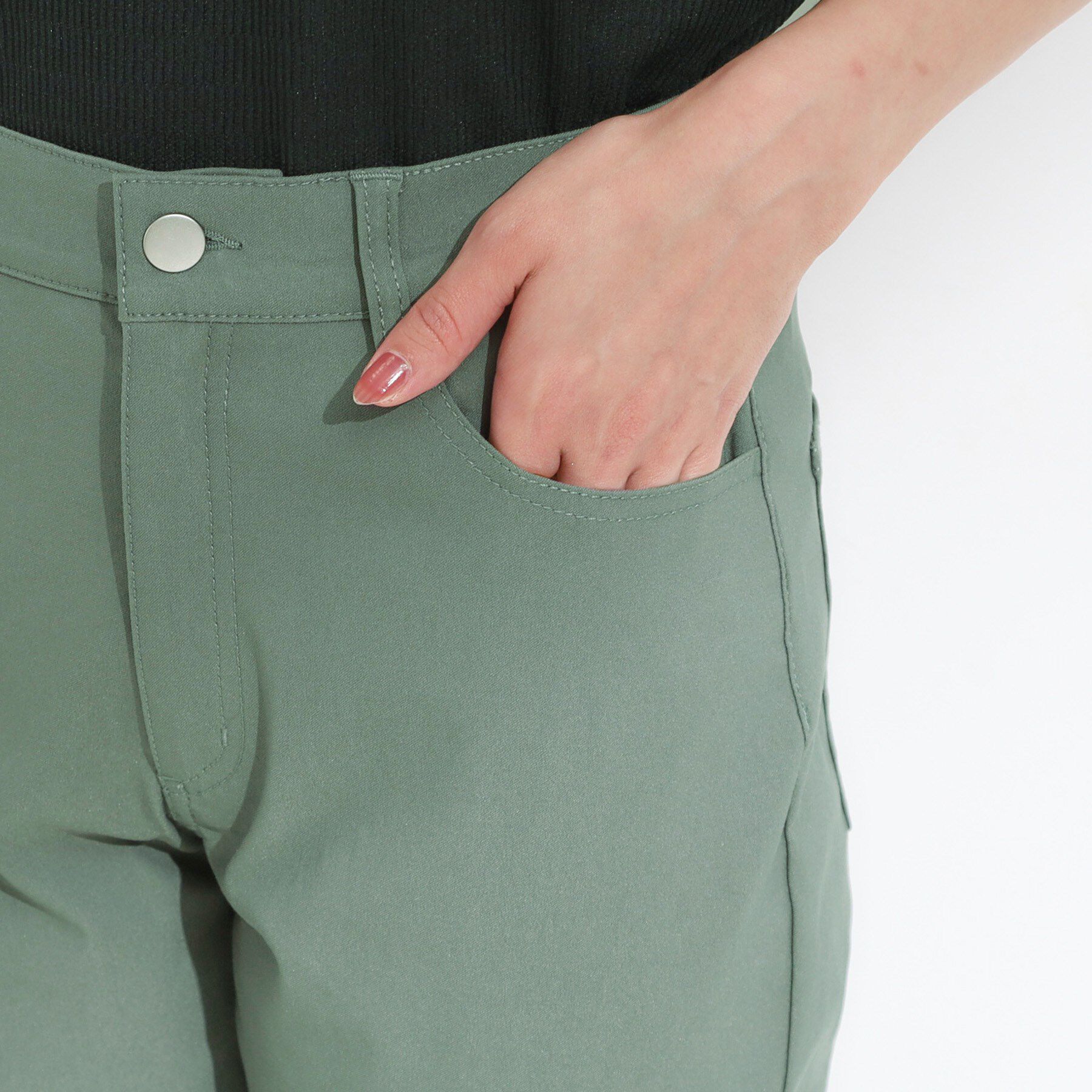 SHOO･LA･RUE「【S-LL】ぐんぐん伸びる ハイパースキニーパンツ」|その他|