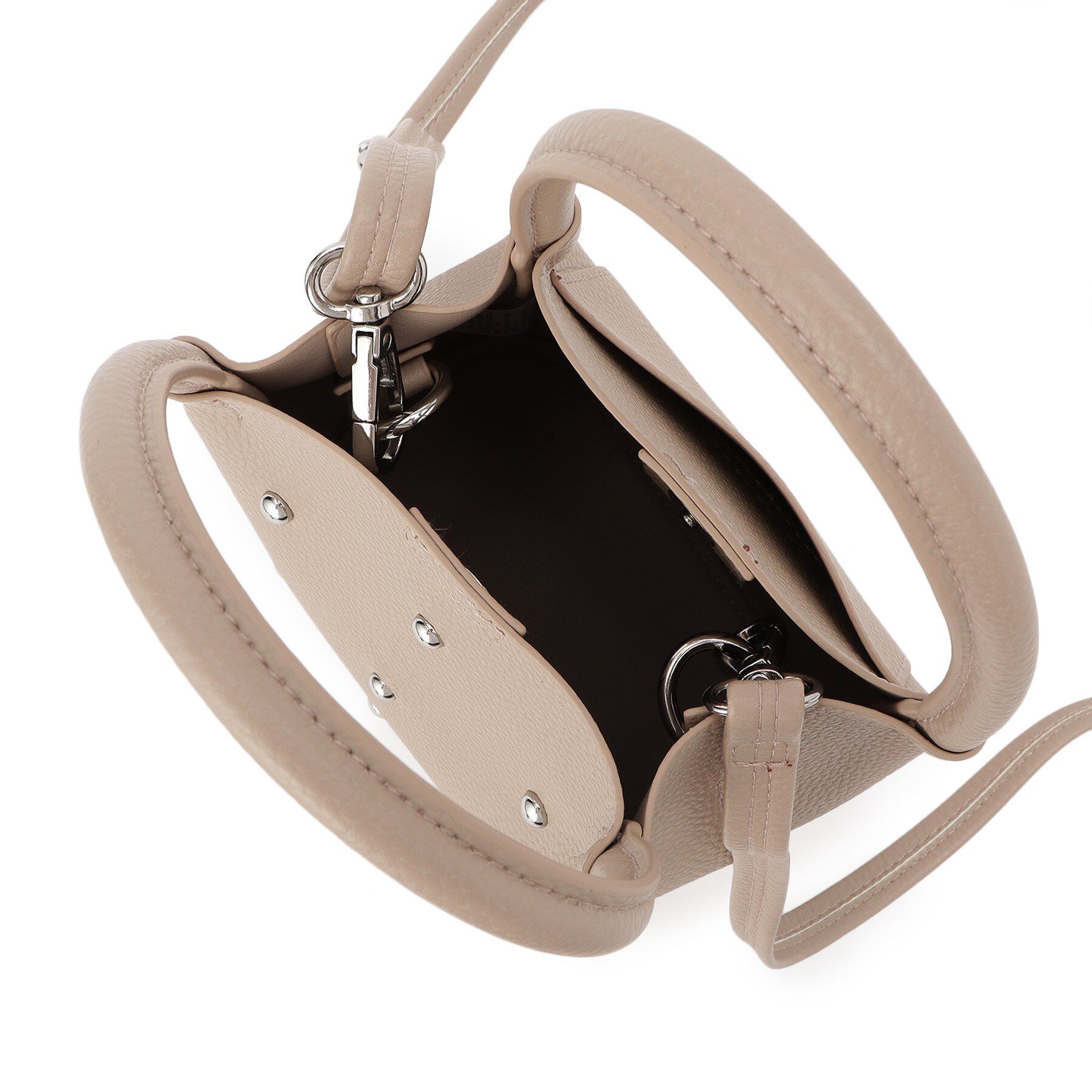 SHOO･LA･RUE「つまみハンドルスタッズミニショルダー」|ショルダー・メッセンジャー|