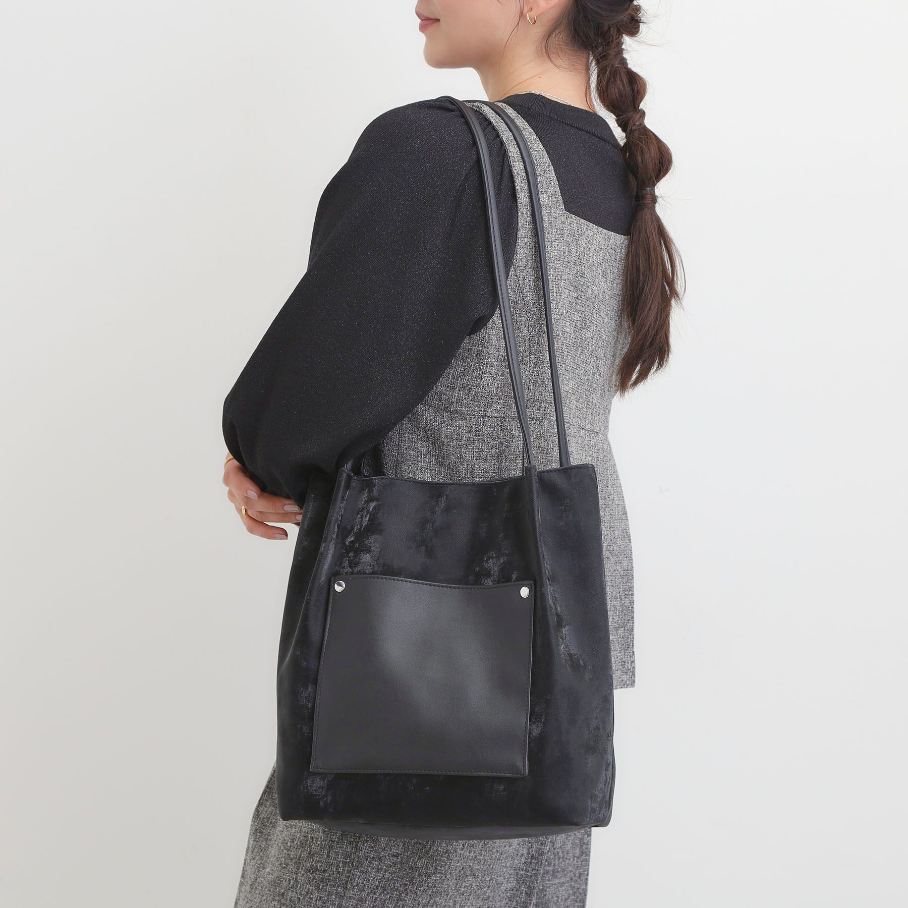 SHOO･LA･RUE「つまみハンドルトートバッグ」|トートバッグ|