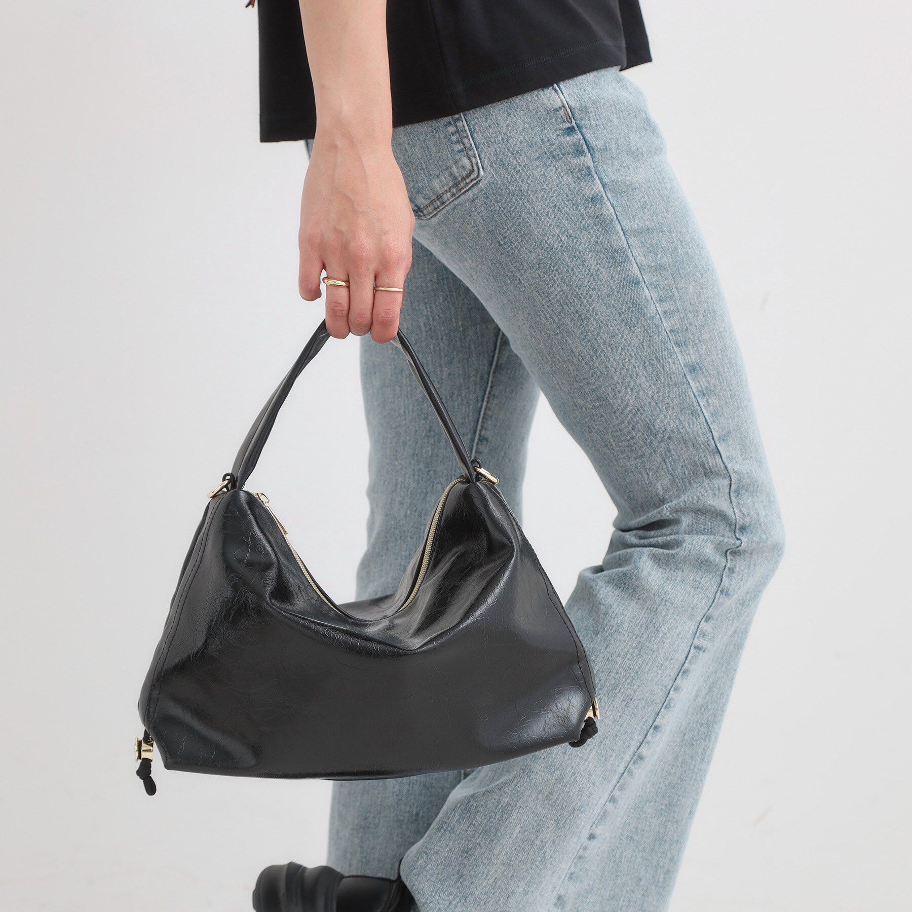 SHOO･LA･RUE「サイドギャザーミニショルダーバッグ」|ショルダー・メッセンジャー|