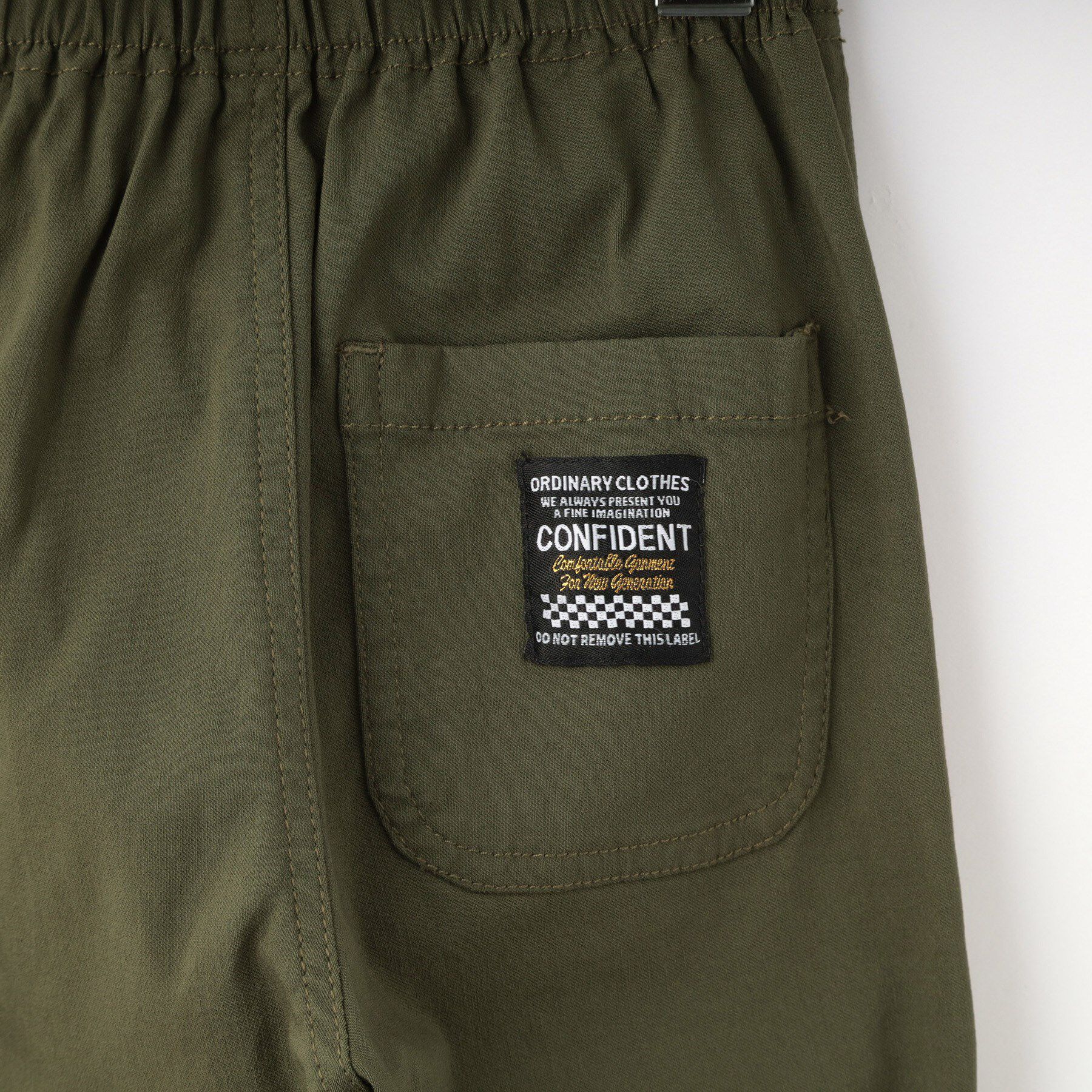 SHOO･LA･RUE「【100-150cm/ストレッチ】シンプルだから使いやすい ストレートパンツ」|その他|