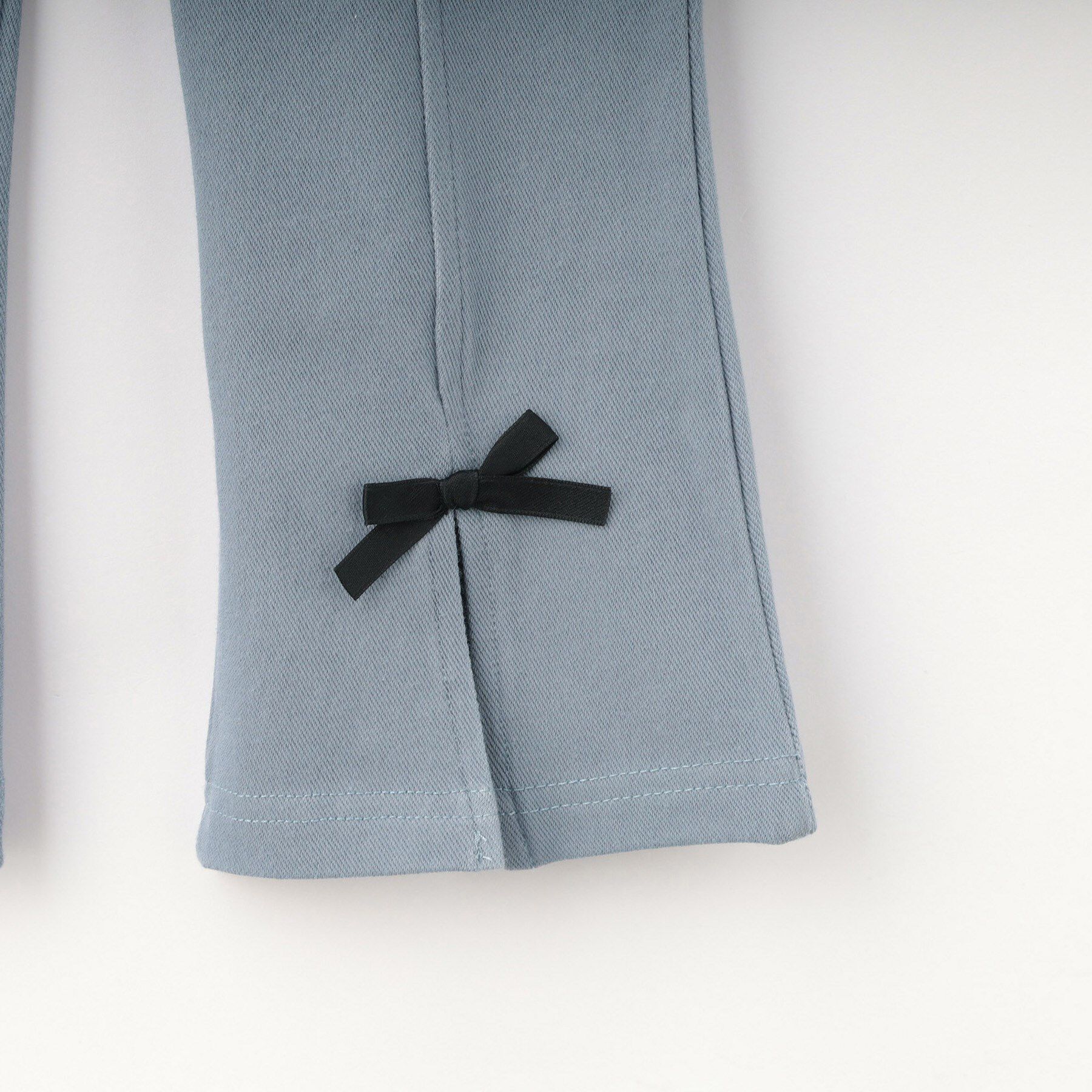 SHOO･LA･RUE「【100-150cm】デニム風ジャージフレアパンツ」|その他|