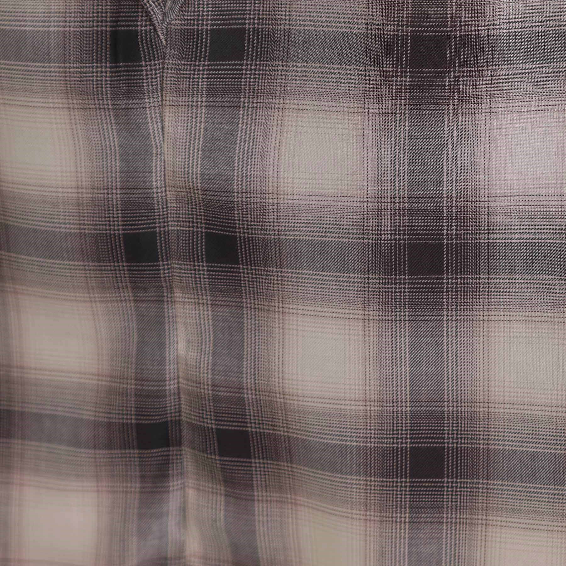 SHOO･LA･RUE「【S-LL】きれいめカジュアルに チェック柄フリルブラウス」|シャツ・ブラウス|