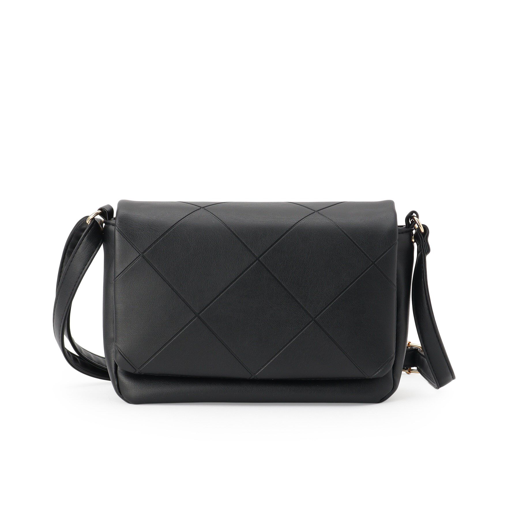 SHOO･LA･RUE「バイアスチェック型押しショルダー」|ショルダー・メッセンジャー|