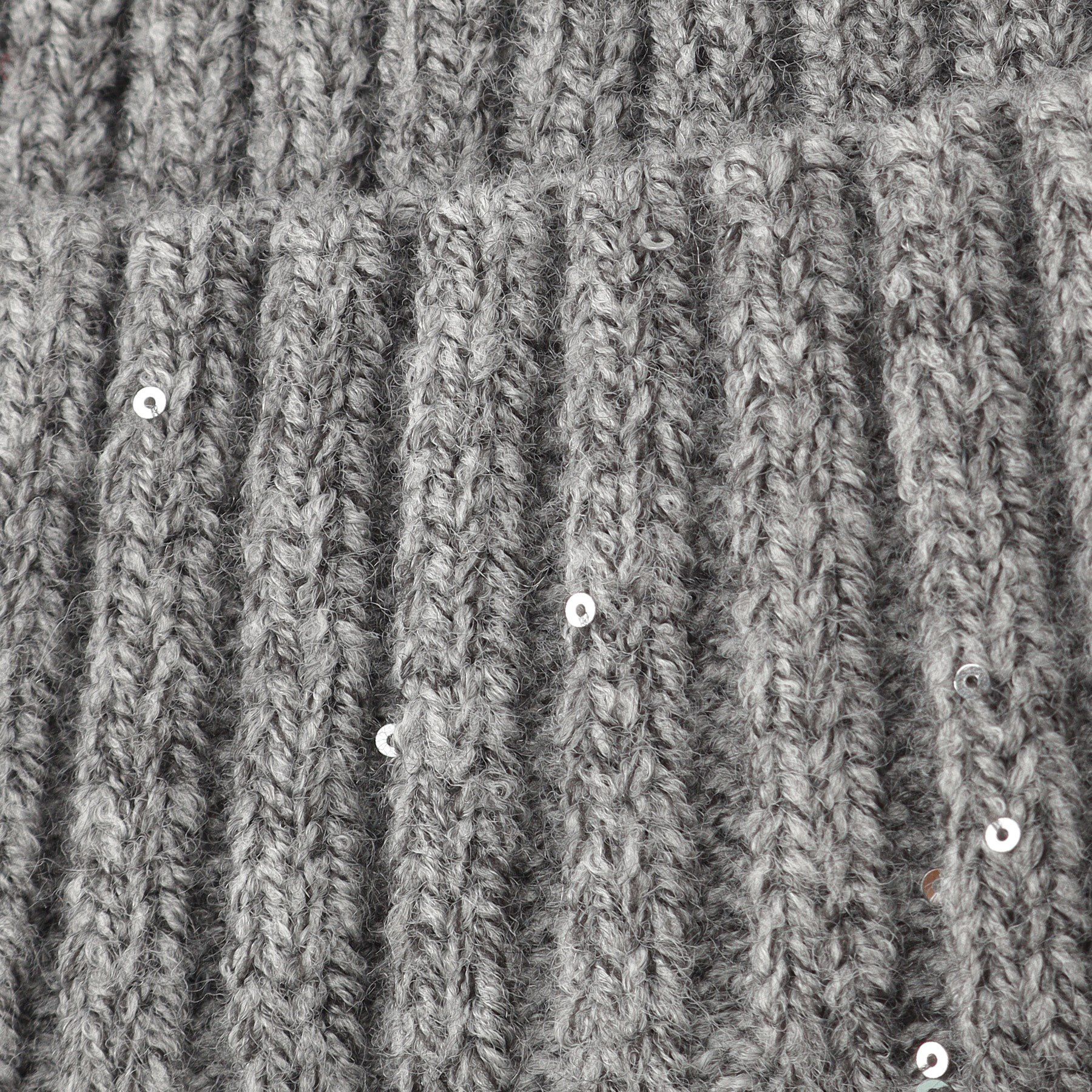 SHOO･LA･RUE「スパンコールリブニット帽」|ニット帽|