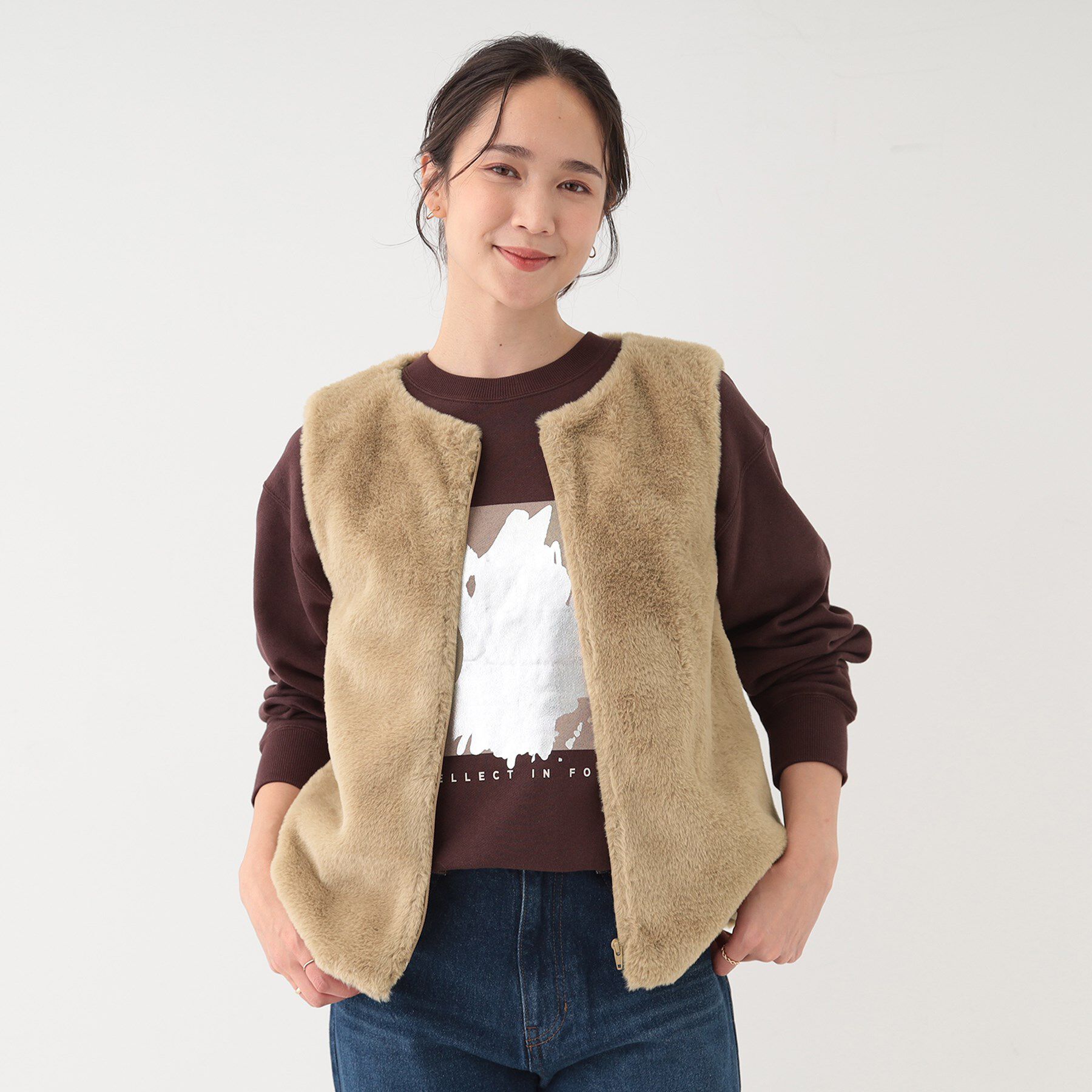 SHOO･LA･RUE「【撥水/マルチWAY】フェイクファーライナー付き 欲張りマンパ」|ブルゾン・スタジャン|