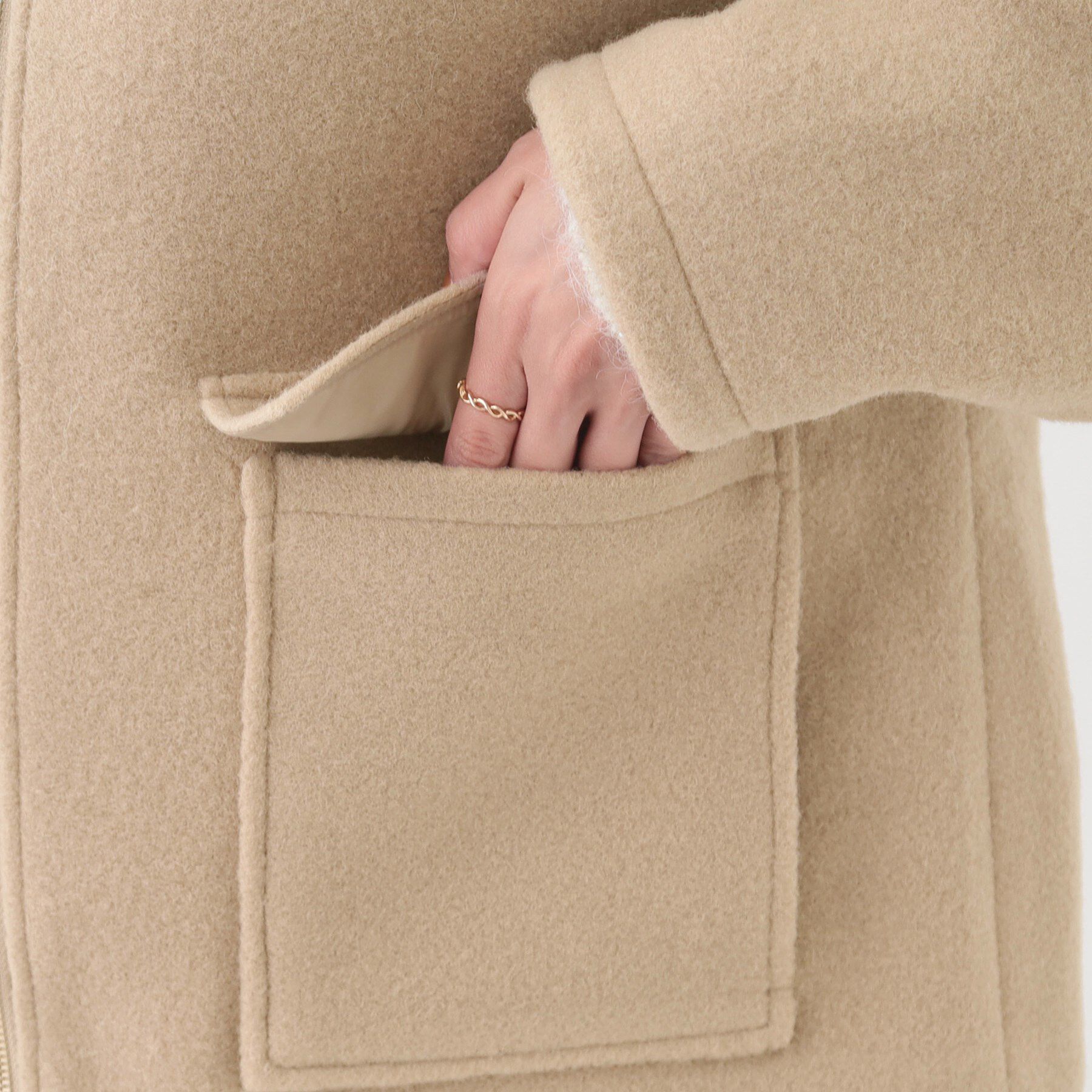 SHOO･LA･RUE「【S-LL】大人カジュアルコーデに 襟付きZIPブルゾン」|ブルゾン・スタジャン|