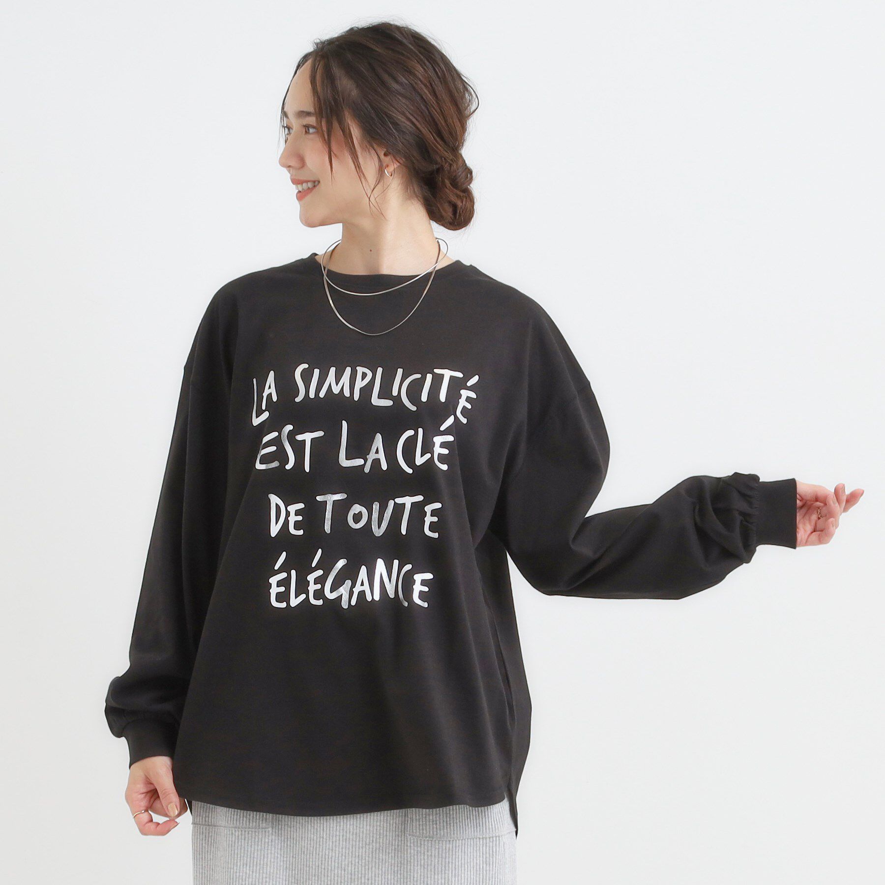 SHOO･LA･RUE「グラフィックアソート BIGロンT」|Tシャツ・カットソー|