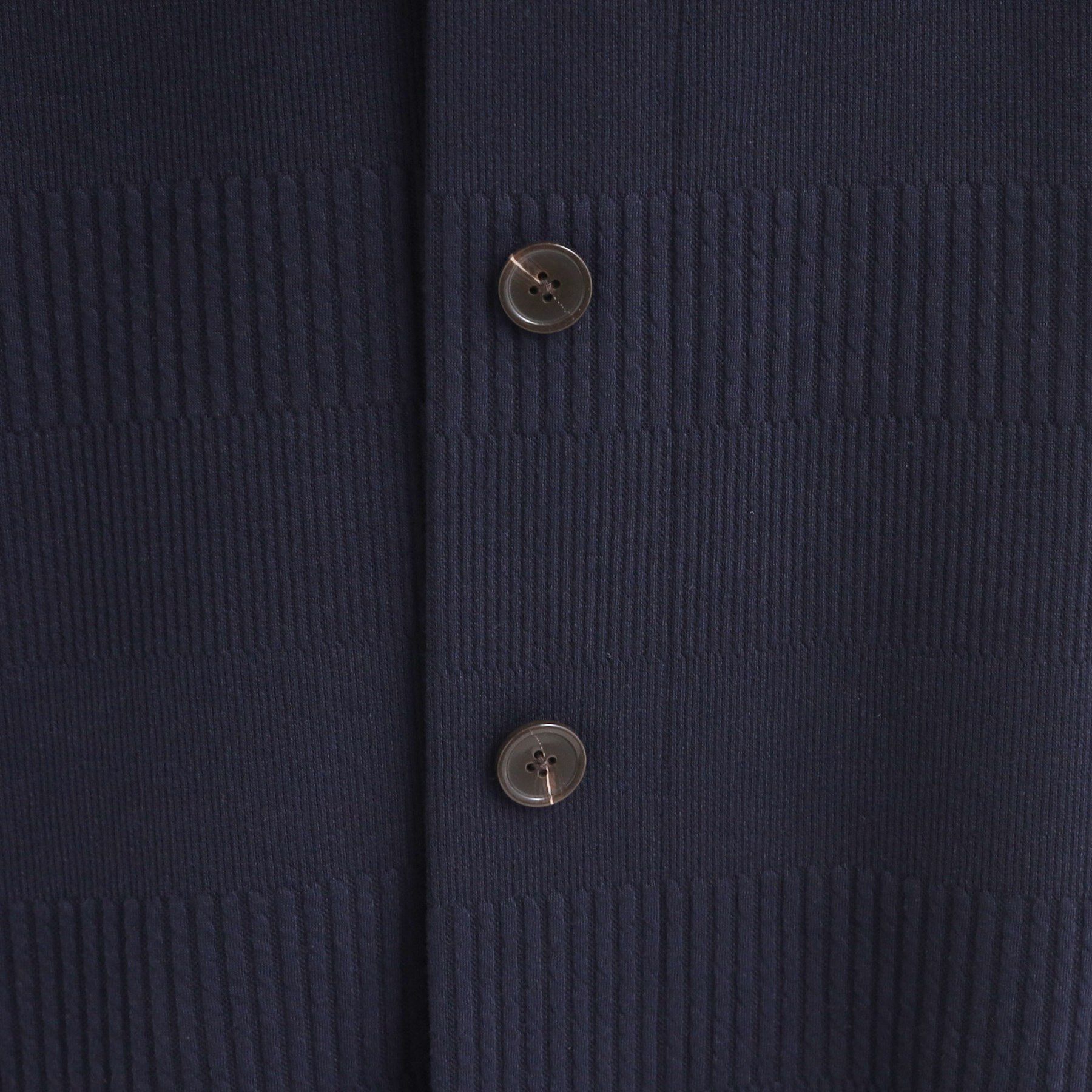 SHOO･LA･RUE「【高レビュー/春まで着られる】体型をカバーしながらスマートに魅せる ラインジャカードコーディガン」|カーディガン|